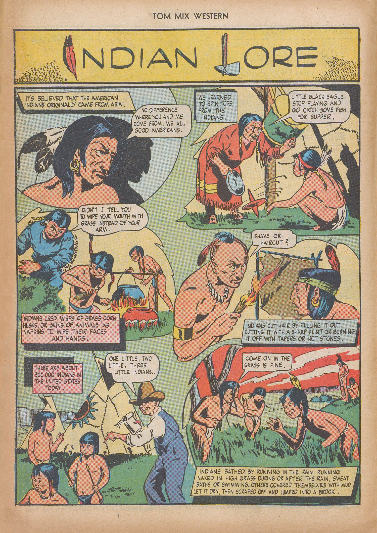 Read online Tom Mix Western (1948) comic -  Issue #9 - 22