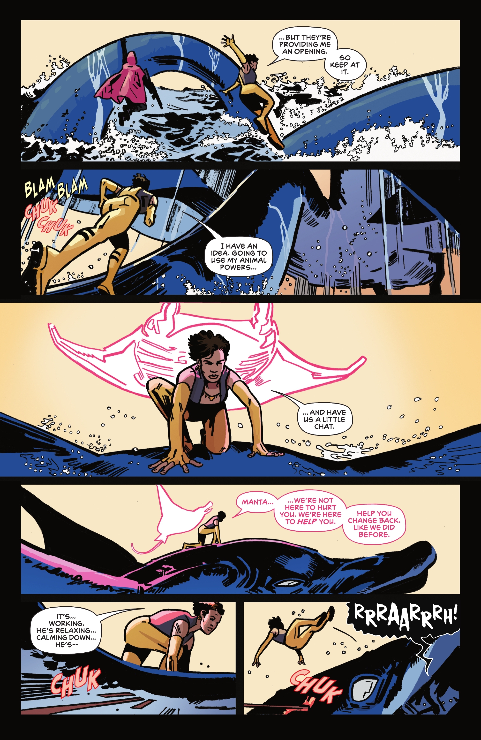 Read online Titans: Beast World Tour: Atlantis comic -  Issue # Full - 24