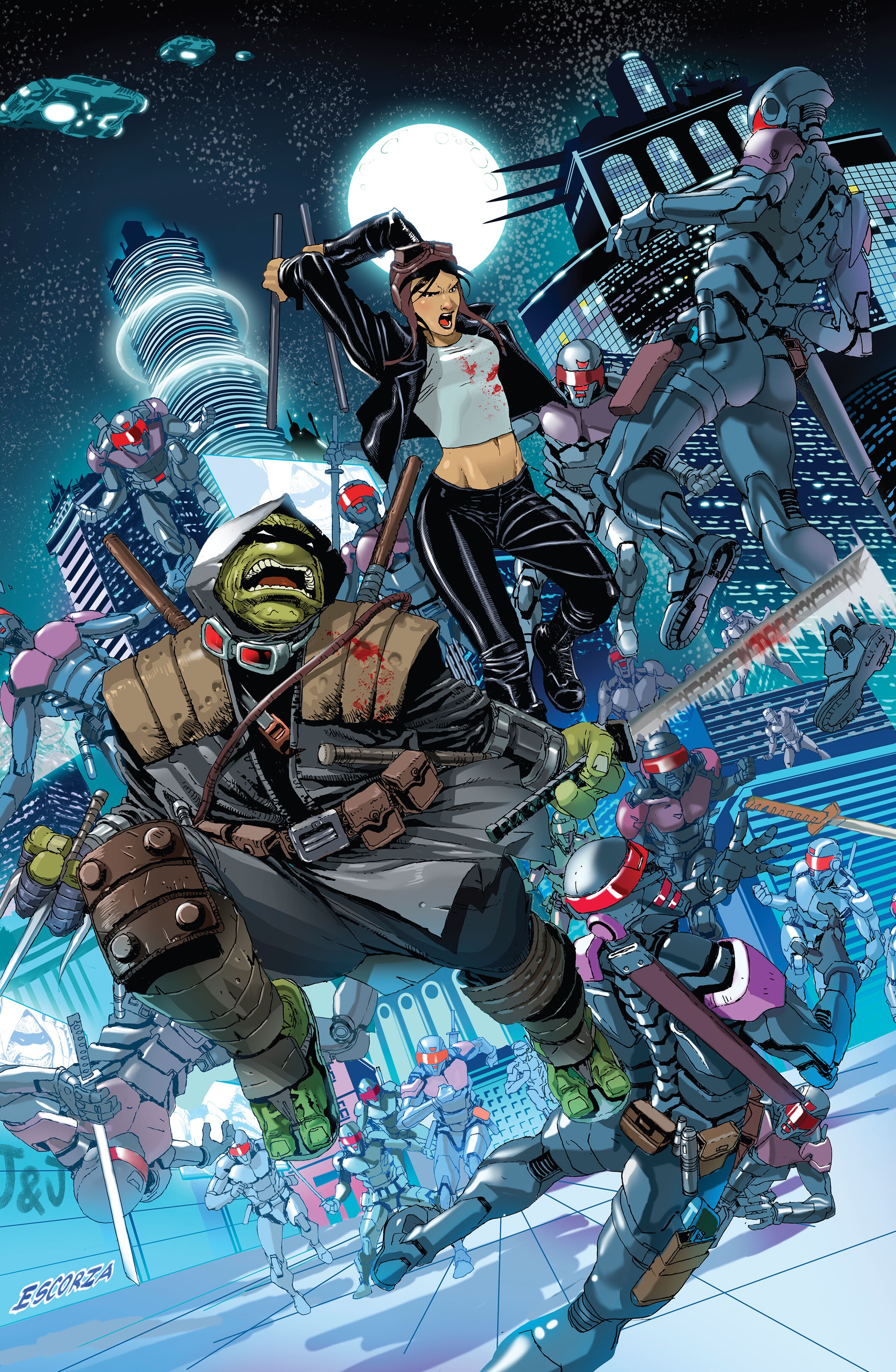 Read online Teenage Mutant Ninja Turtles: The Last Ronin - The Covers comic -  Issue # TPB (Part 2) - 16