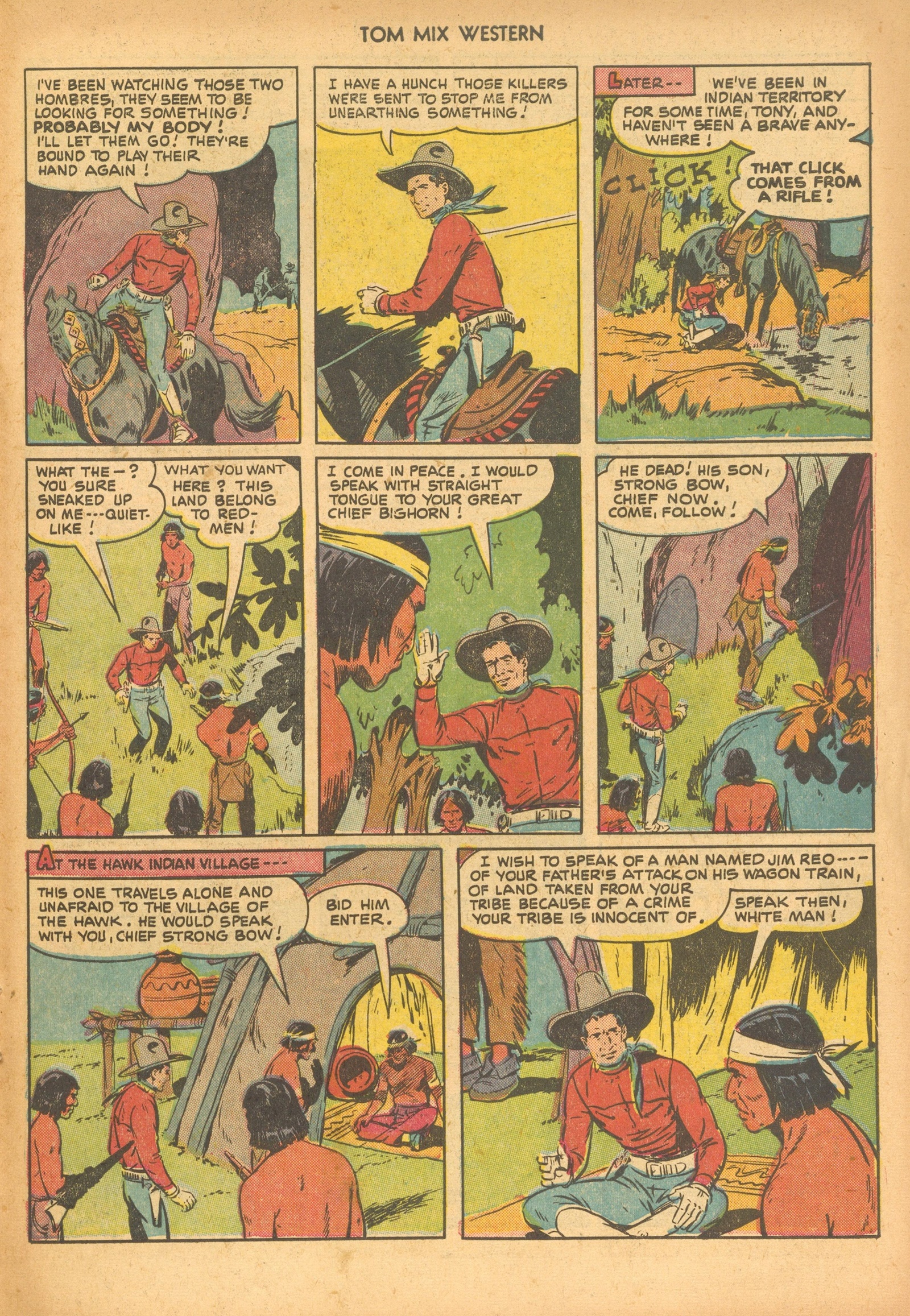Read online Tom Mix Western (1948) comic -  Issue #46 - 27