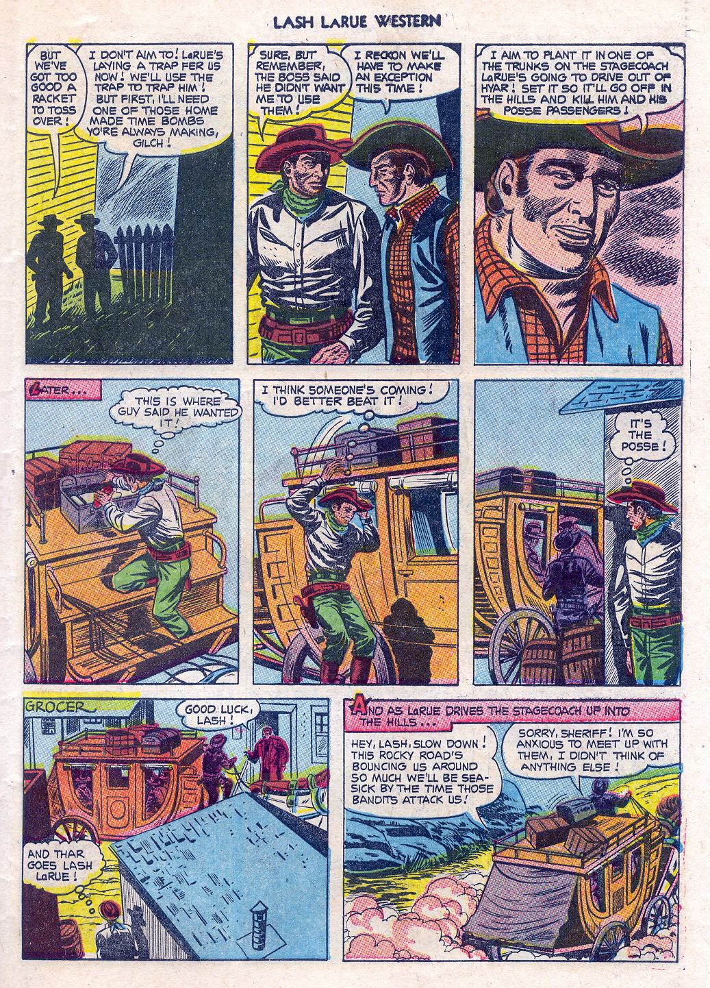 Read online Lash Larue Western (1949) comic -  Issue #45 - 27
