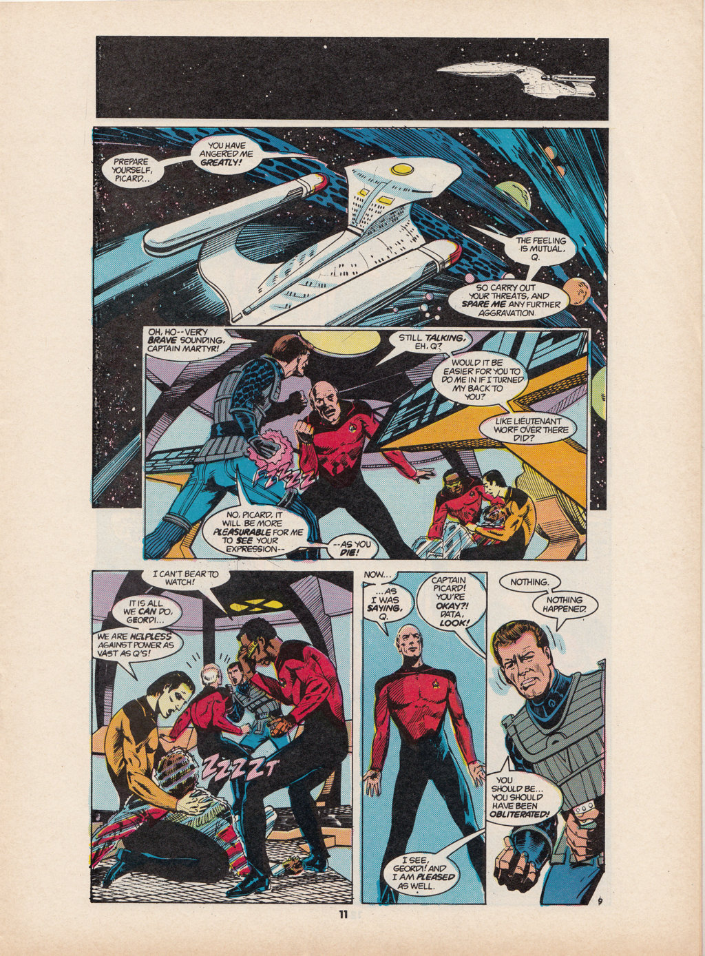 Read online Star Trek The Next Generation (1990) comic -  Issue #5 - 11