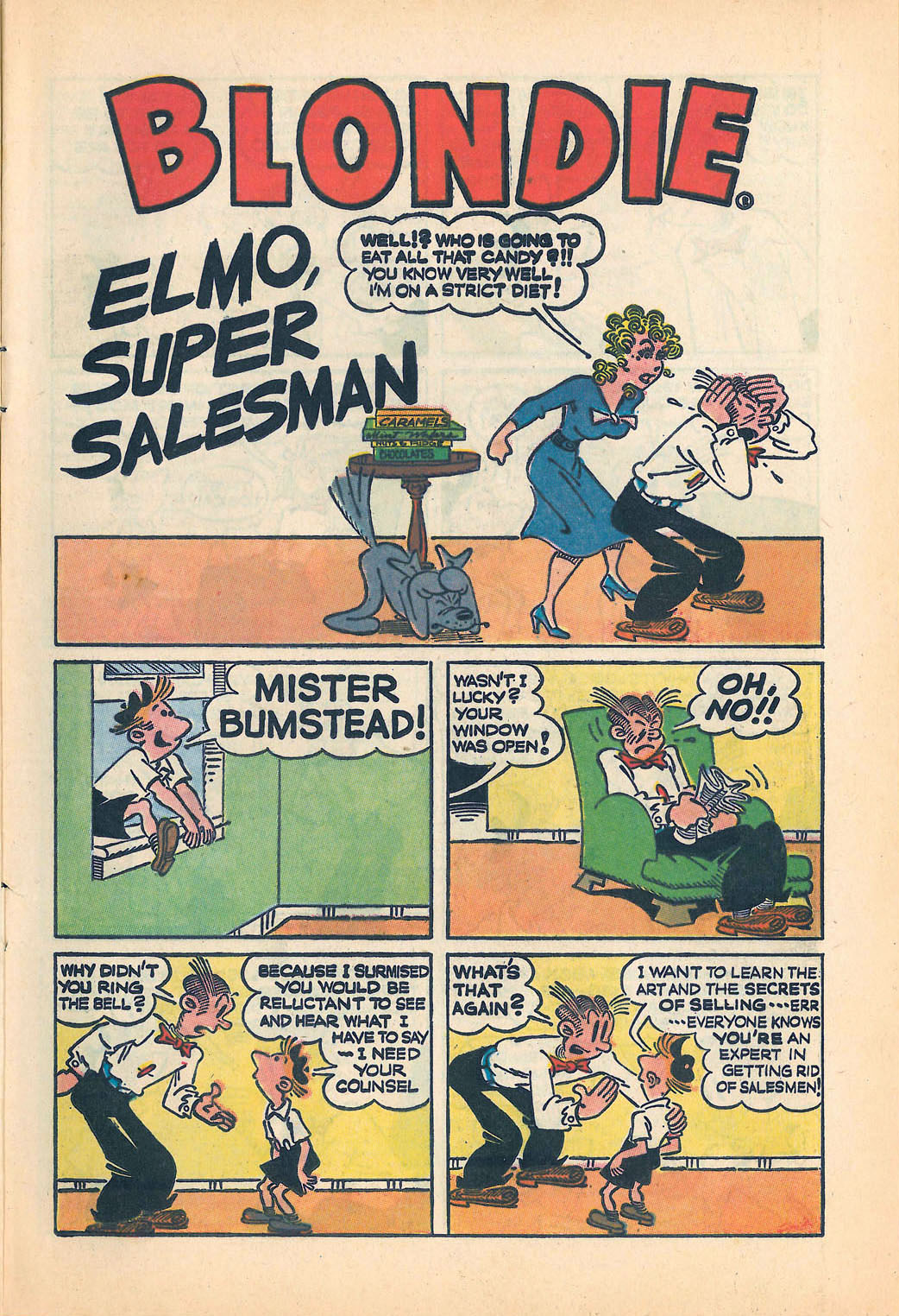 Read online Blondie Comics (1960) comic -  Issue #149 - 5