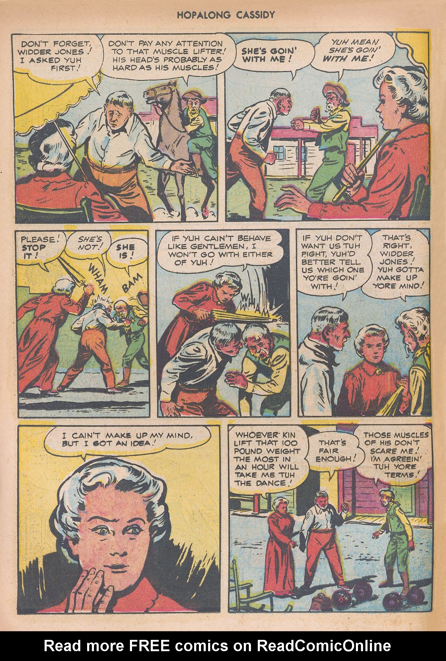 Read online Hopalong Cassidy comic -  Issue #8 - 18