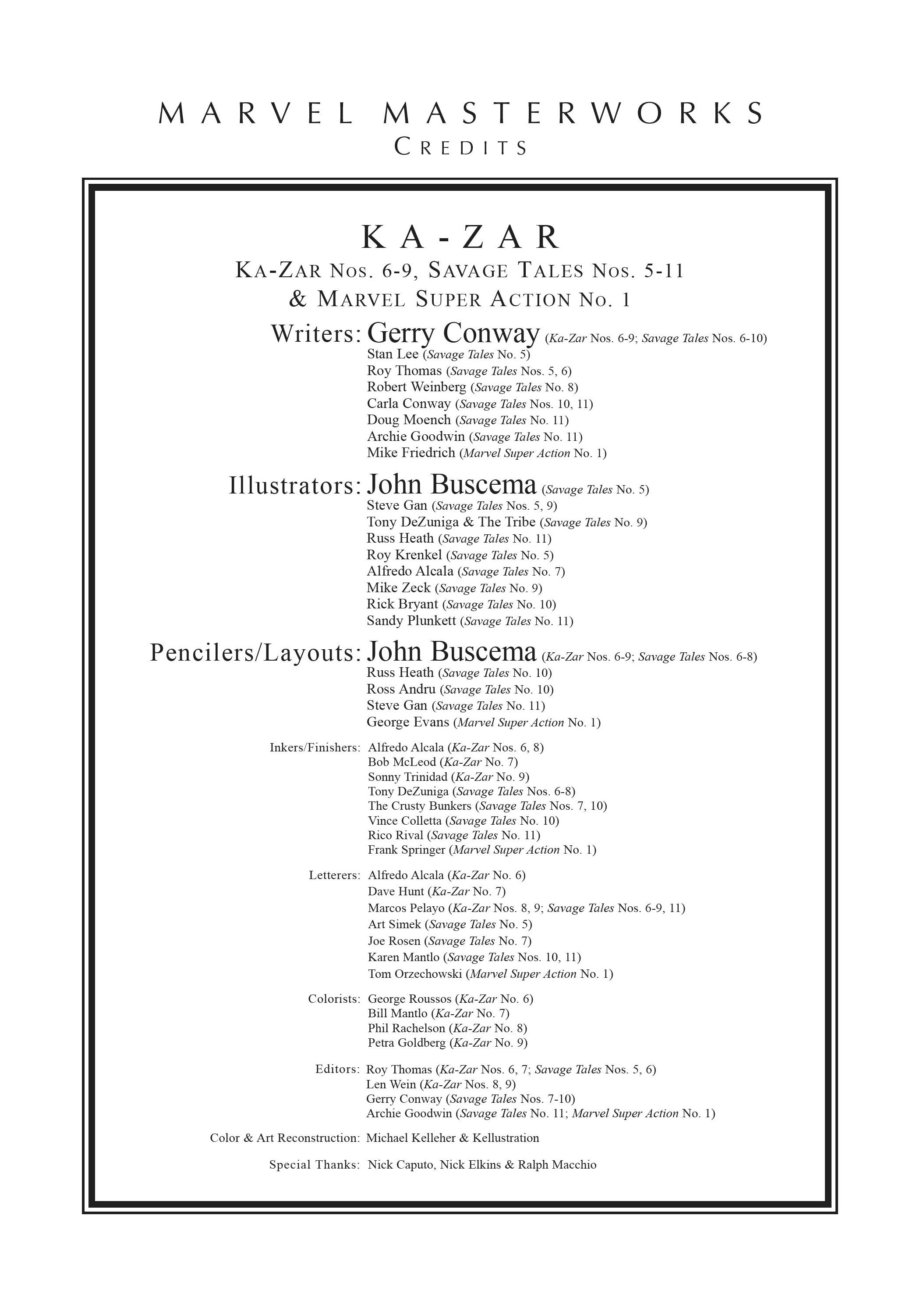 Read online Marvel Masterworks: Ka-Zar comic -  Issue # TPB 3 (Part 1) - 4