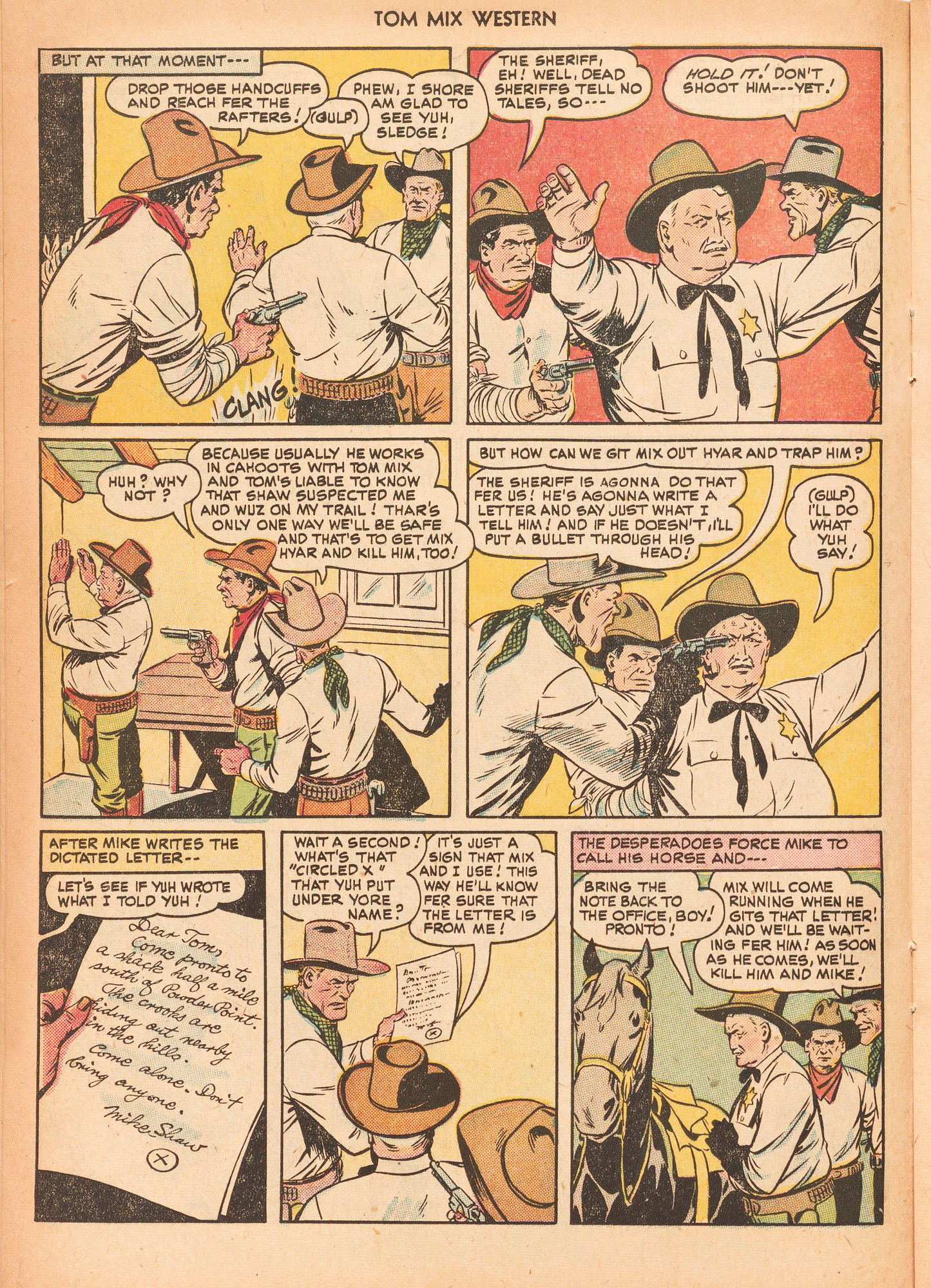 Read online Tom Mix Western (1948) comic -  Issue #25 - 24