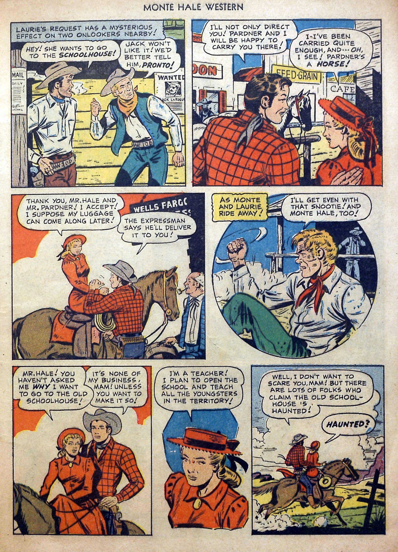 Read online Monte Hale Western comic -  Issue #46 - 5