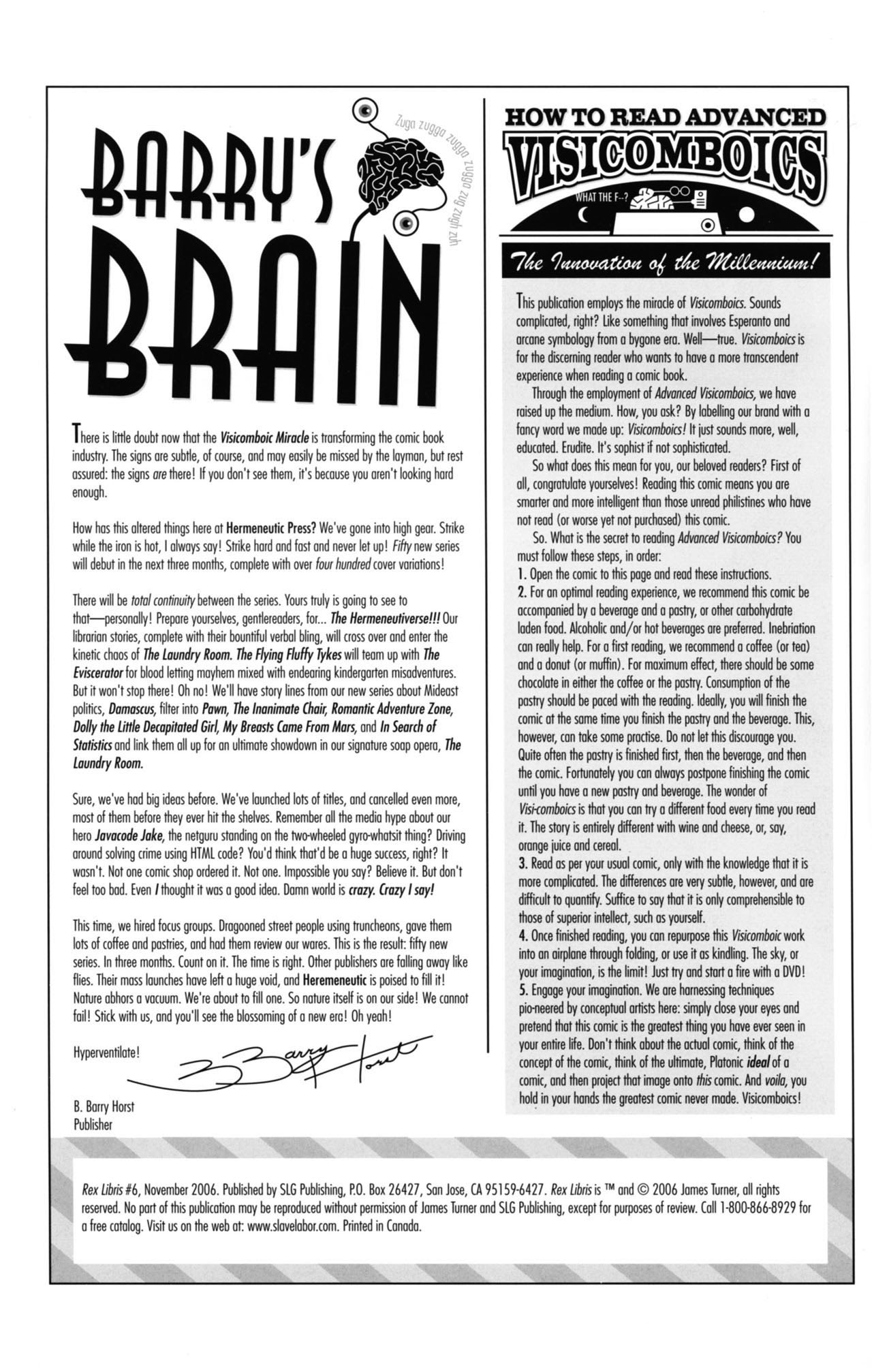 Read online Rex Libris comic -  Issue #6 - 2