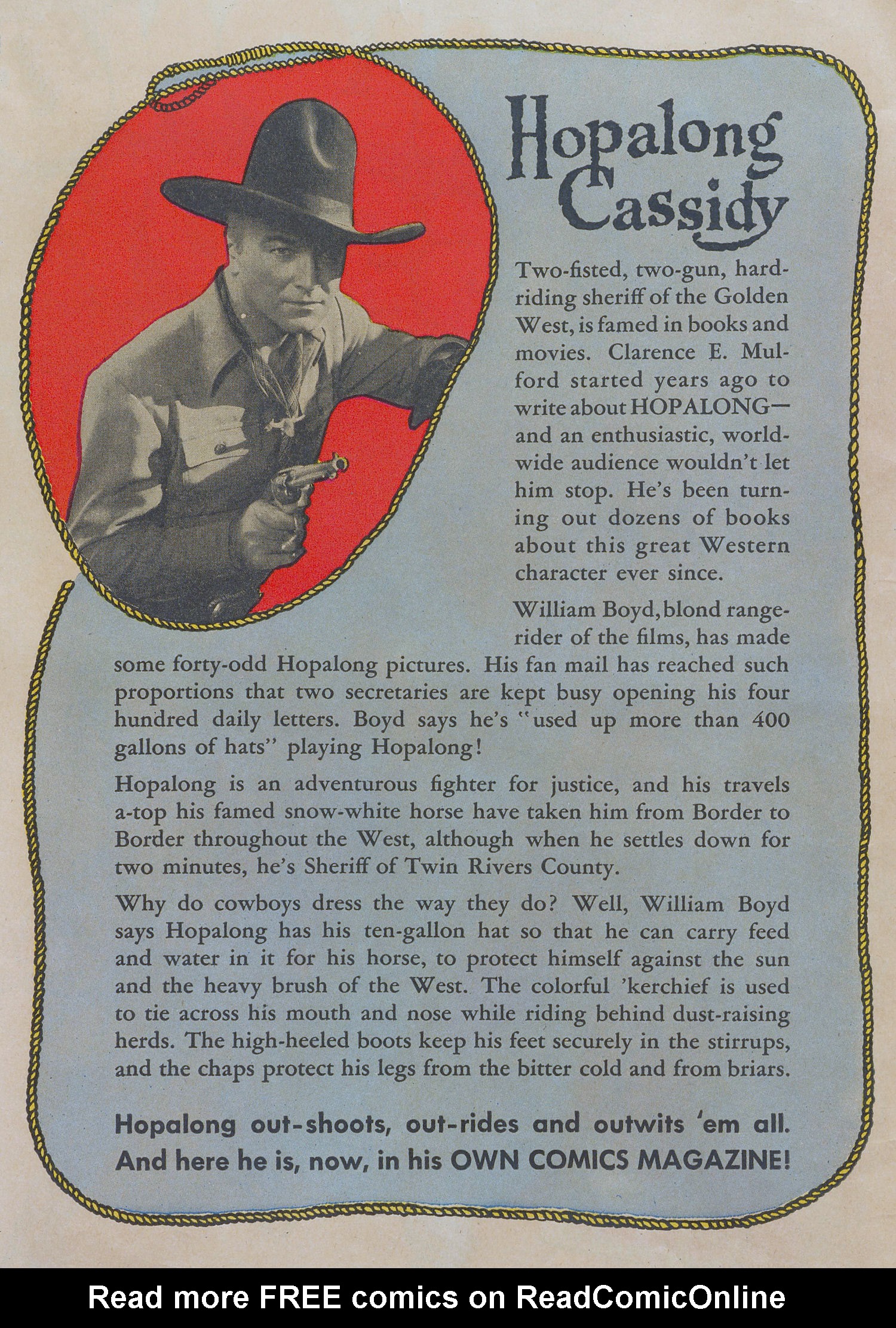 Read online Hopalong Cassidy comic -  Issue #1 - 2