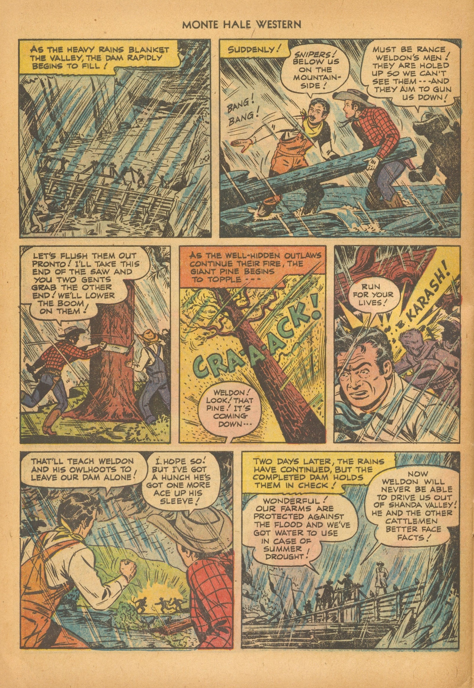 Read online Monte Hale Western comic -  Issue #72 - 32