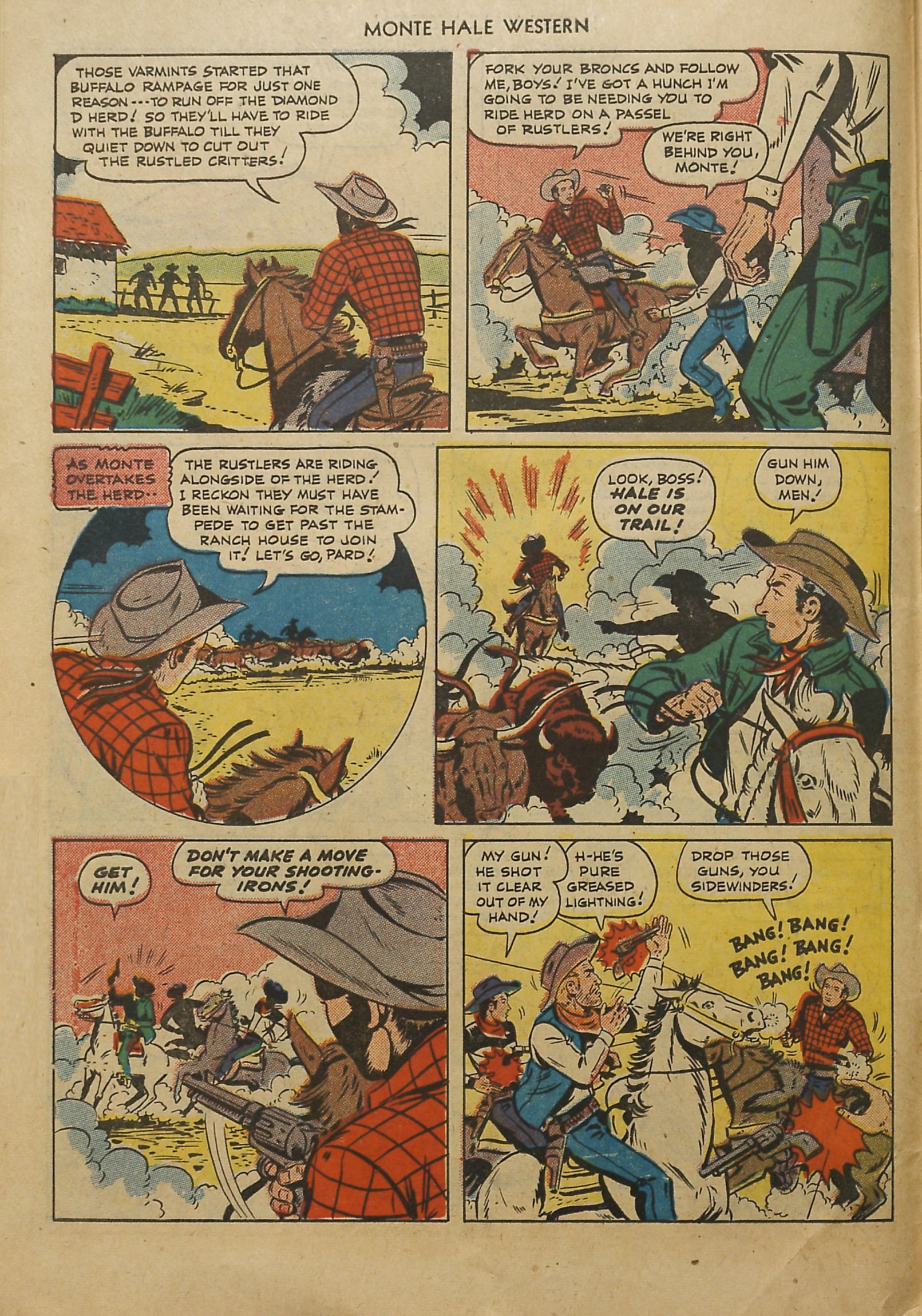 Read online Monte Hale Western comic -  Issue #52 - 10