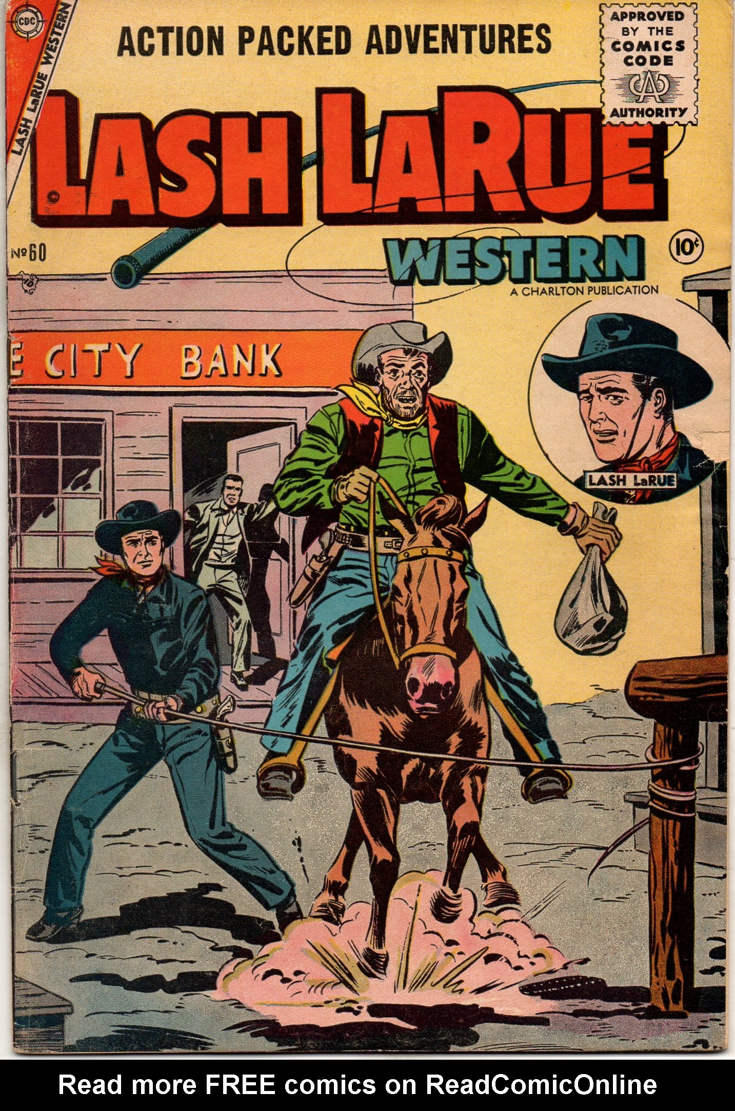 Read online Lash Larue Western (1949) comic -  Issue #60 - 1