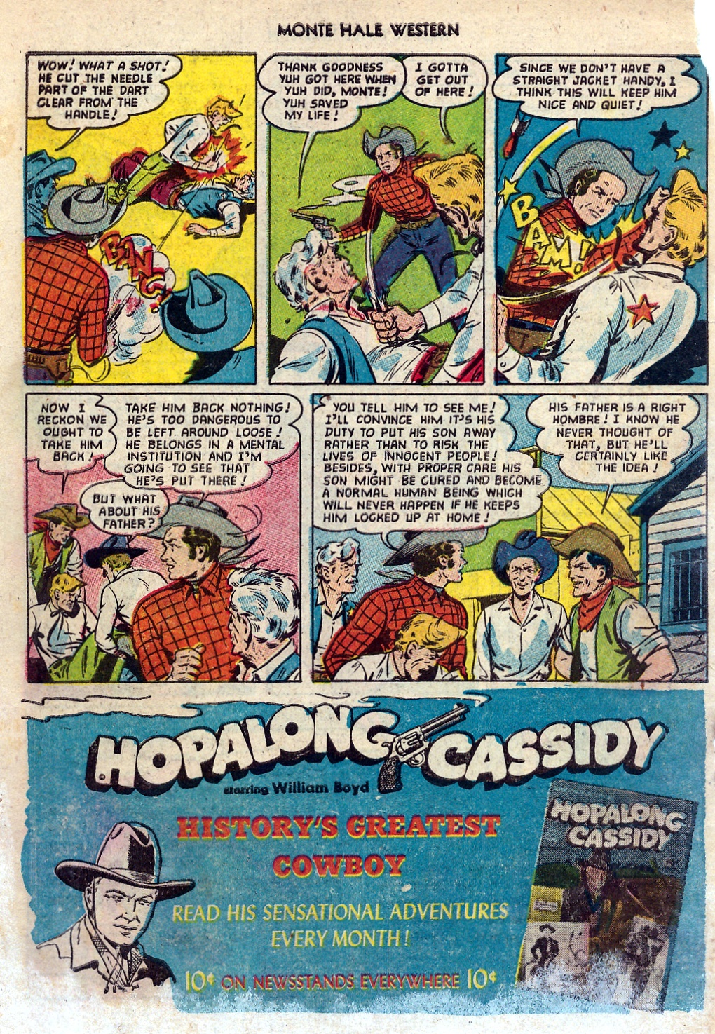 Read online Monte Hale Western comic -  Issue #82 - 34