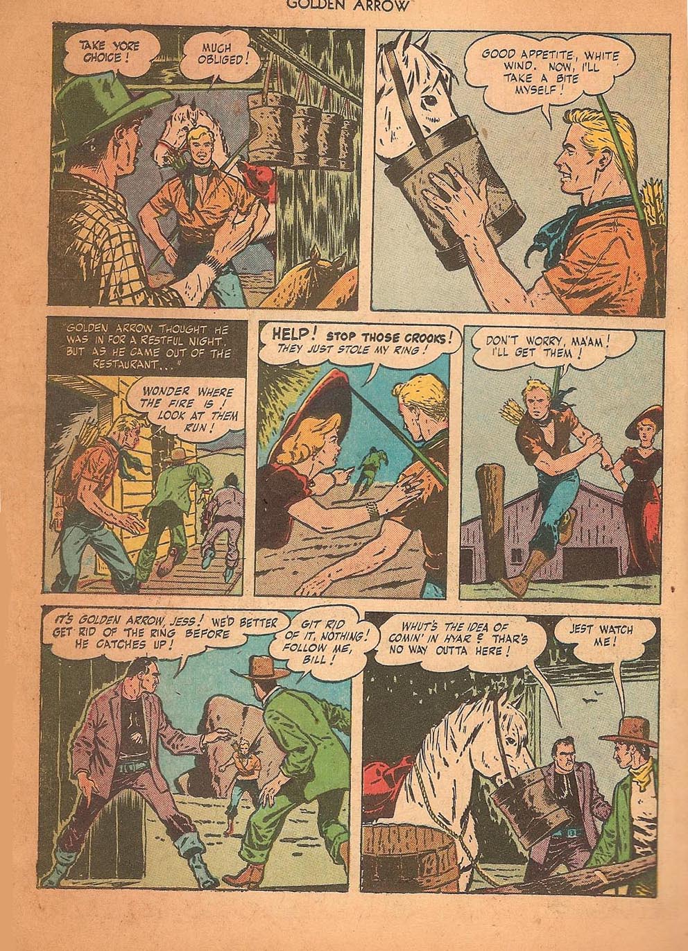 Read online Golden Arrow comic -  Issue #5 - 42