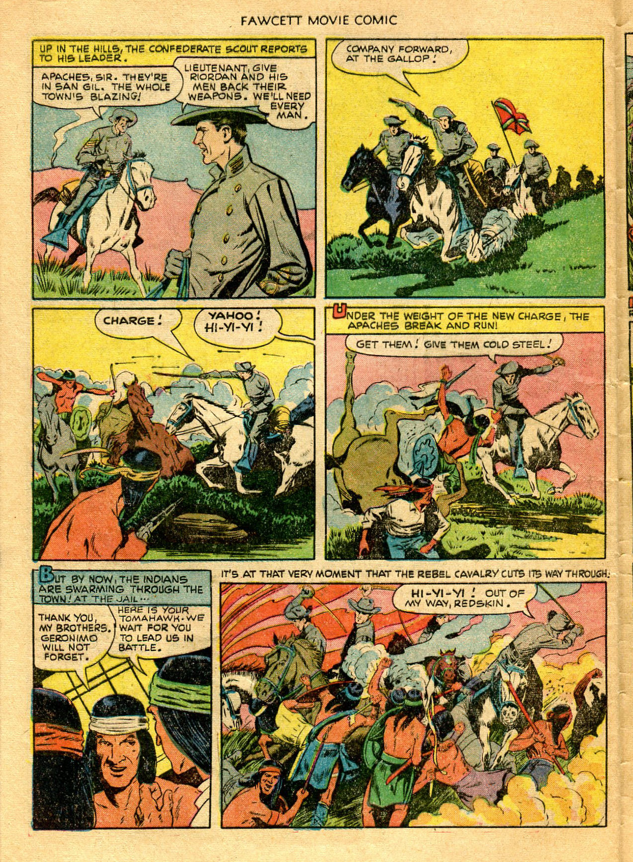 Read online Fawcett Movie Comic comic -  Issue #14 - 28