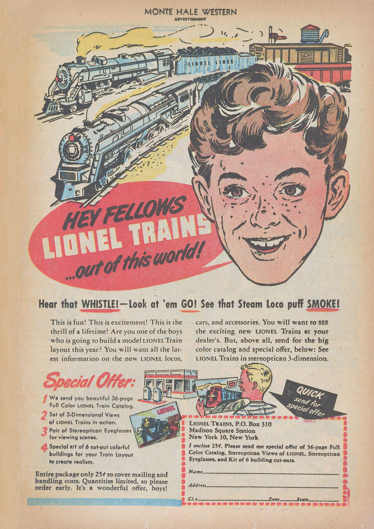 Read online Monte Hale Western comic -  Issue #32 - 25