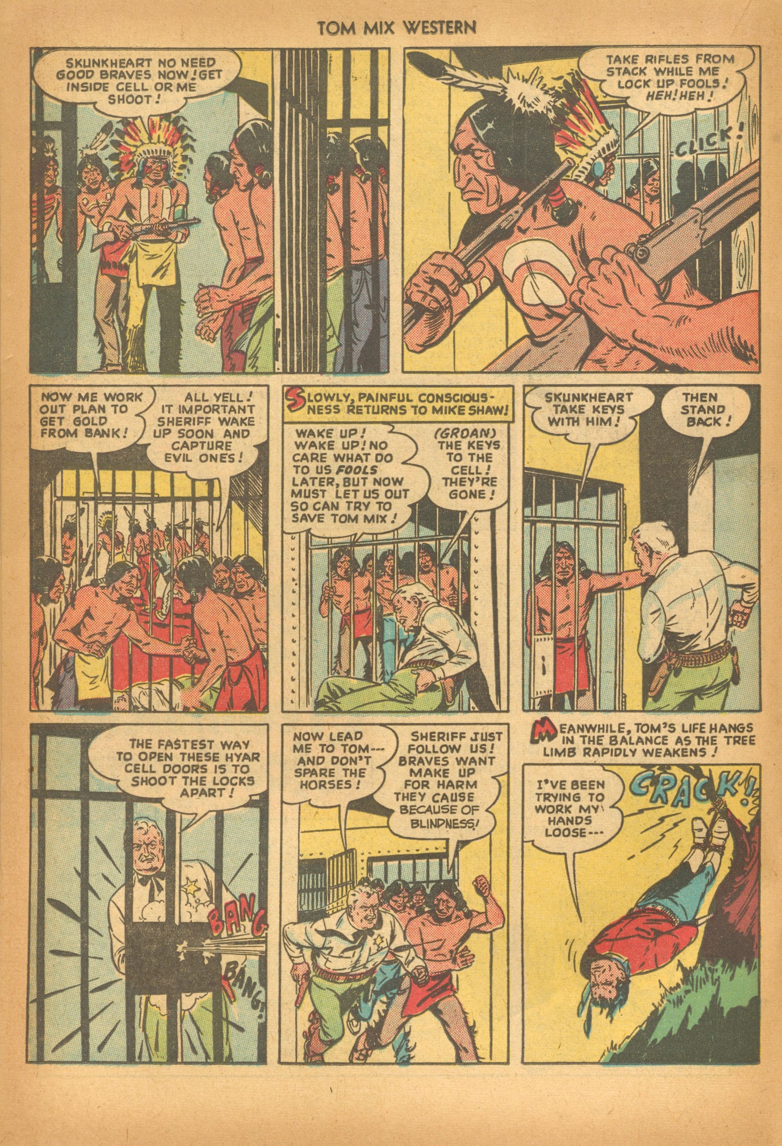 Read online Tom Mix Western (1948) comic -  Issue #18 - 18