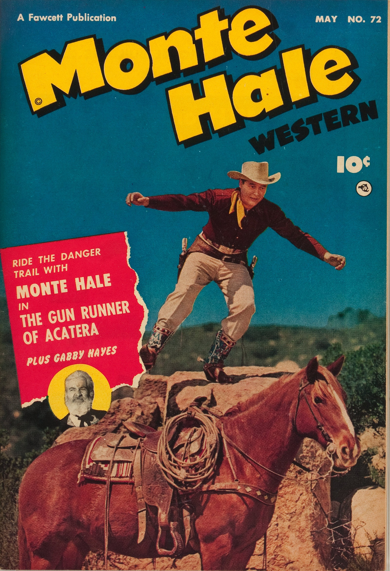 Read online Monte Hale Western comic -  Issue #72 - 1