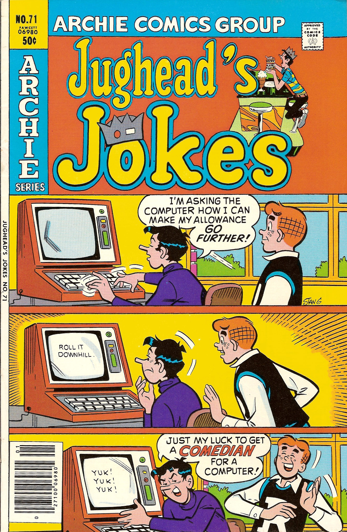 Read online Jughead's Jokes comic -  Issue #71 - 1