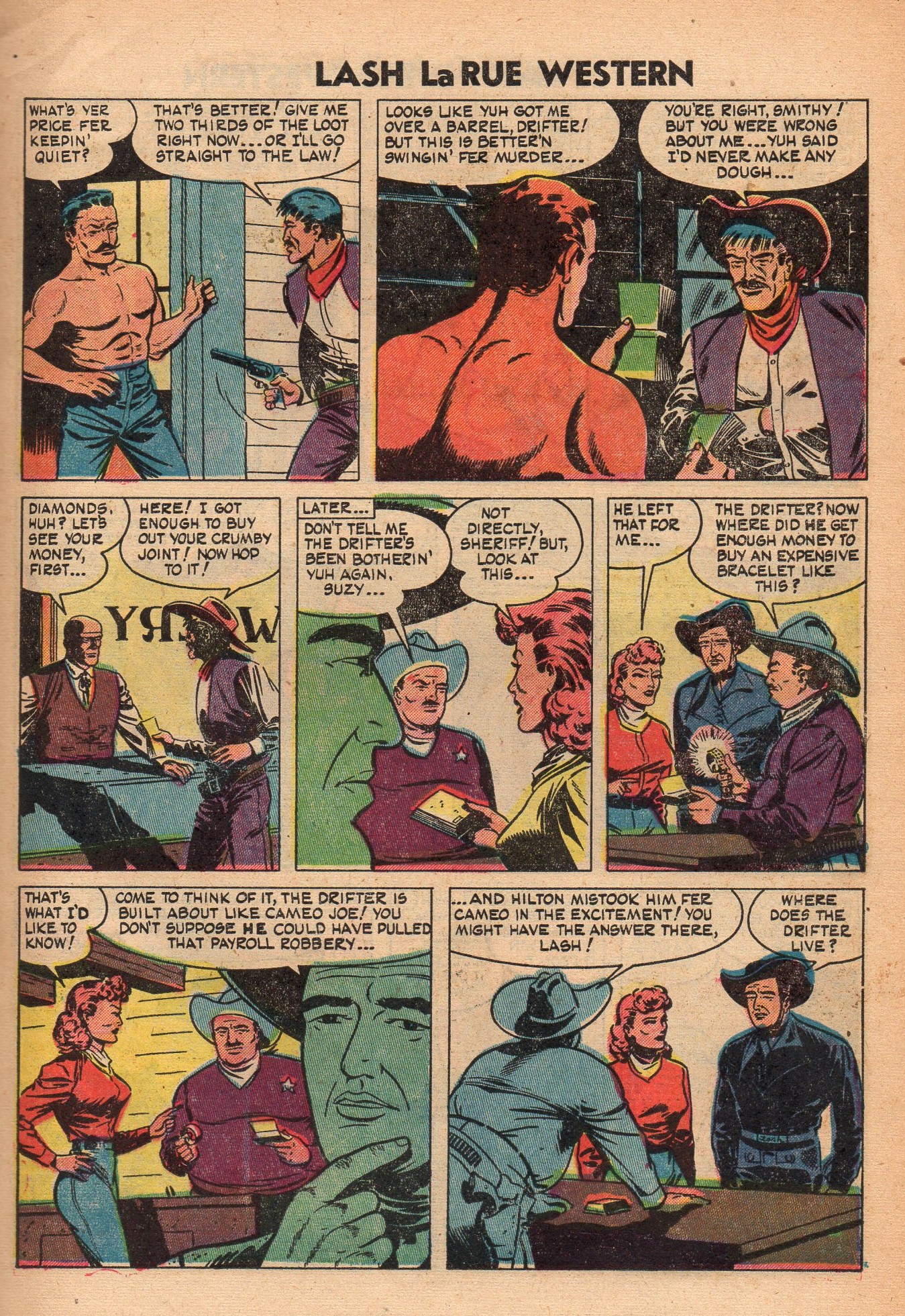Read online Lash Larue Western (1949) comic -  Issue #48 - 15