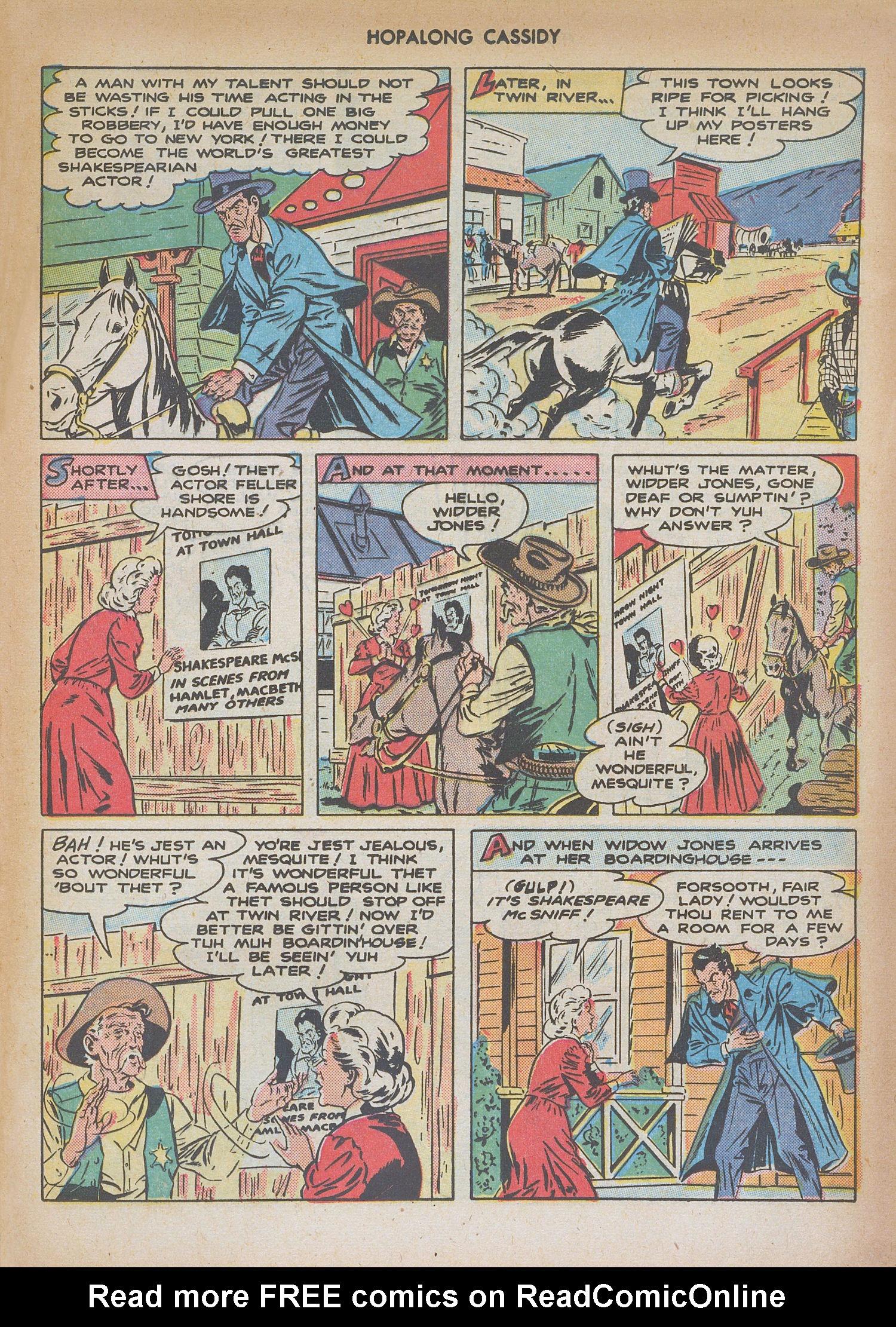 Read online Hopalong Cassidy comic -  Issue #22 - 25