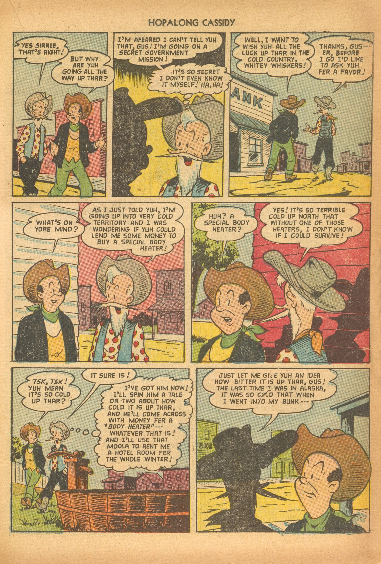 Read online Hopalong Cassidy comic -  Issue #79 - 19