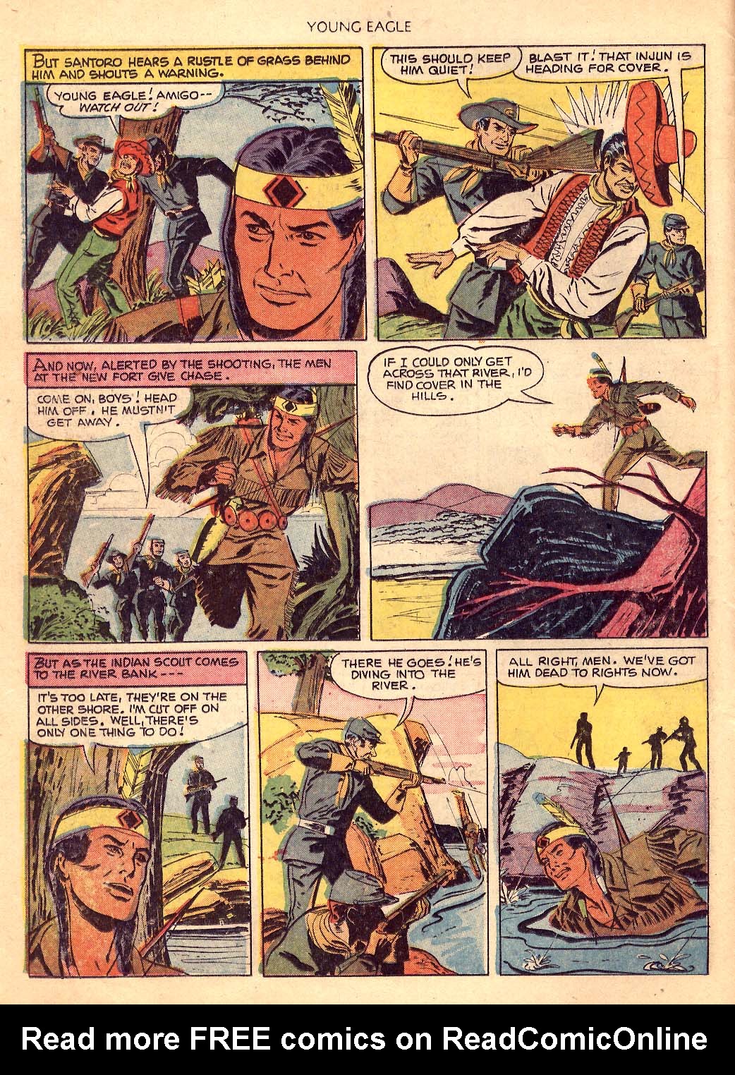 Read online Young Eagle comic -  Issue #6 - 8