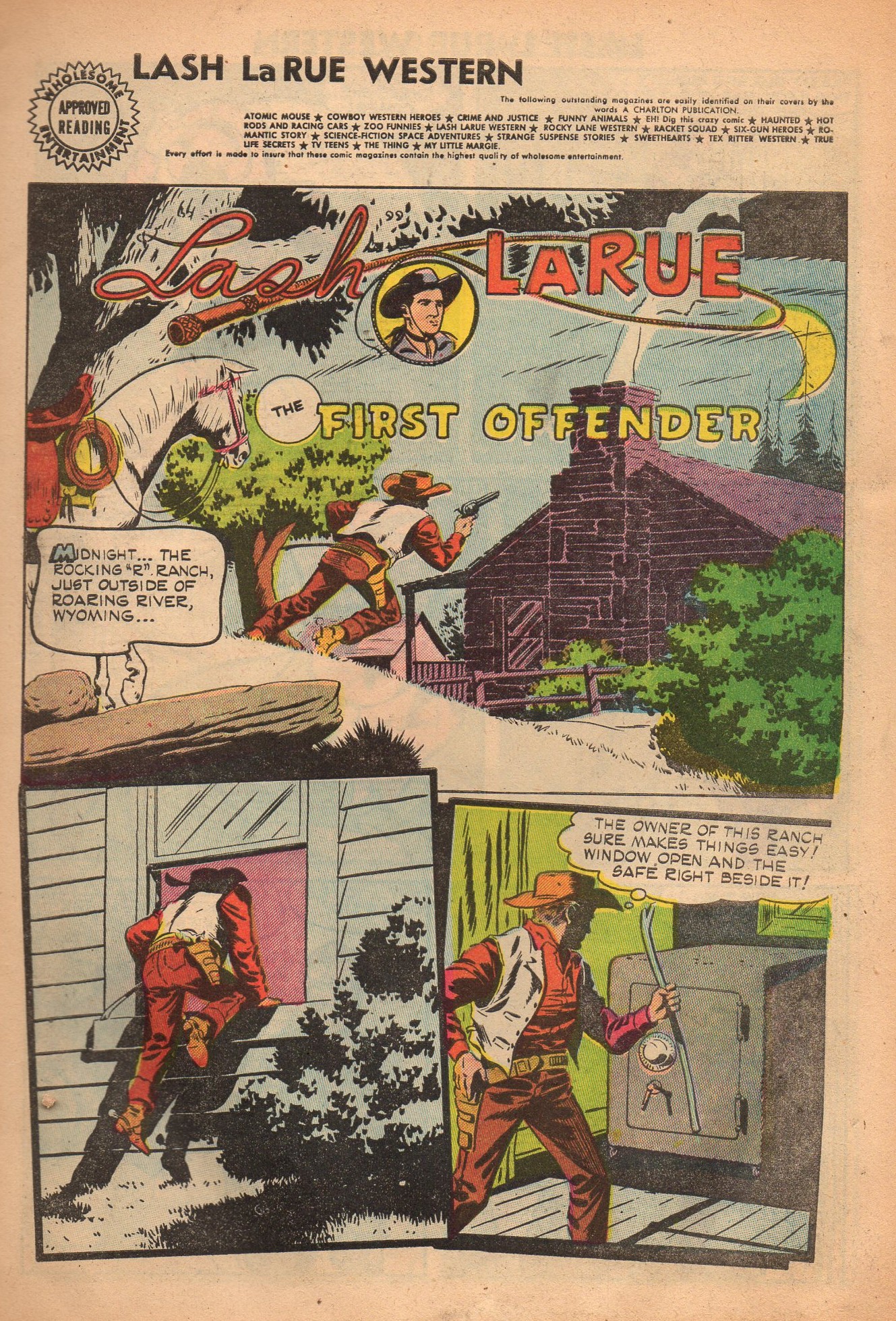 Read online Lash Larue Western (1949) comic -  Issue #52 - 3