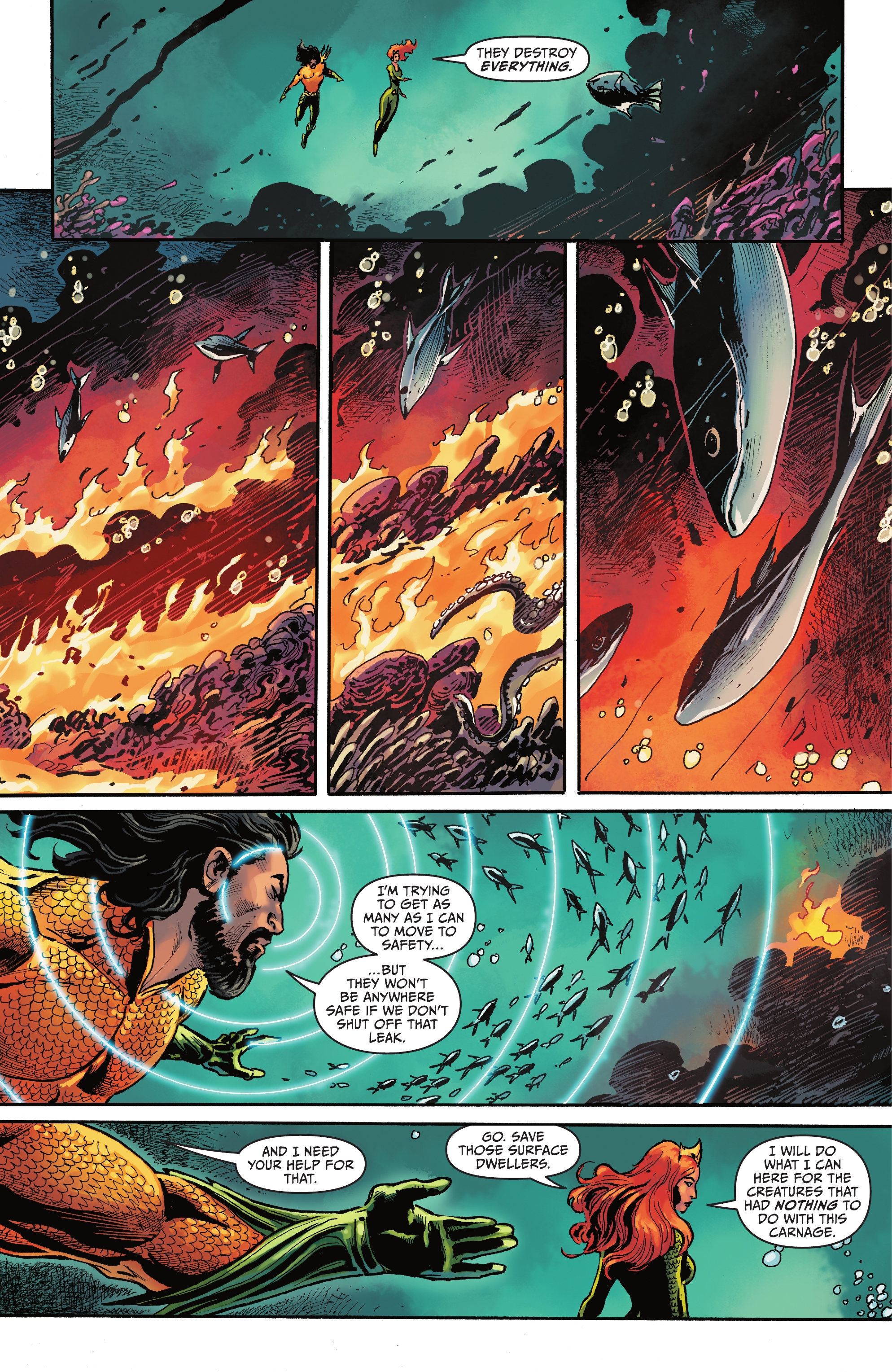 Read online Aquaman: Through Fire and Water comic -  Issue # Full - 10