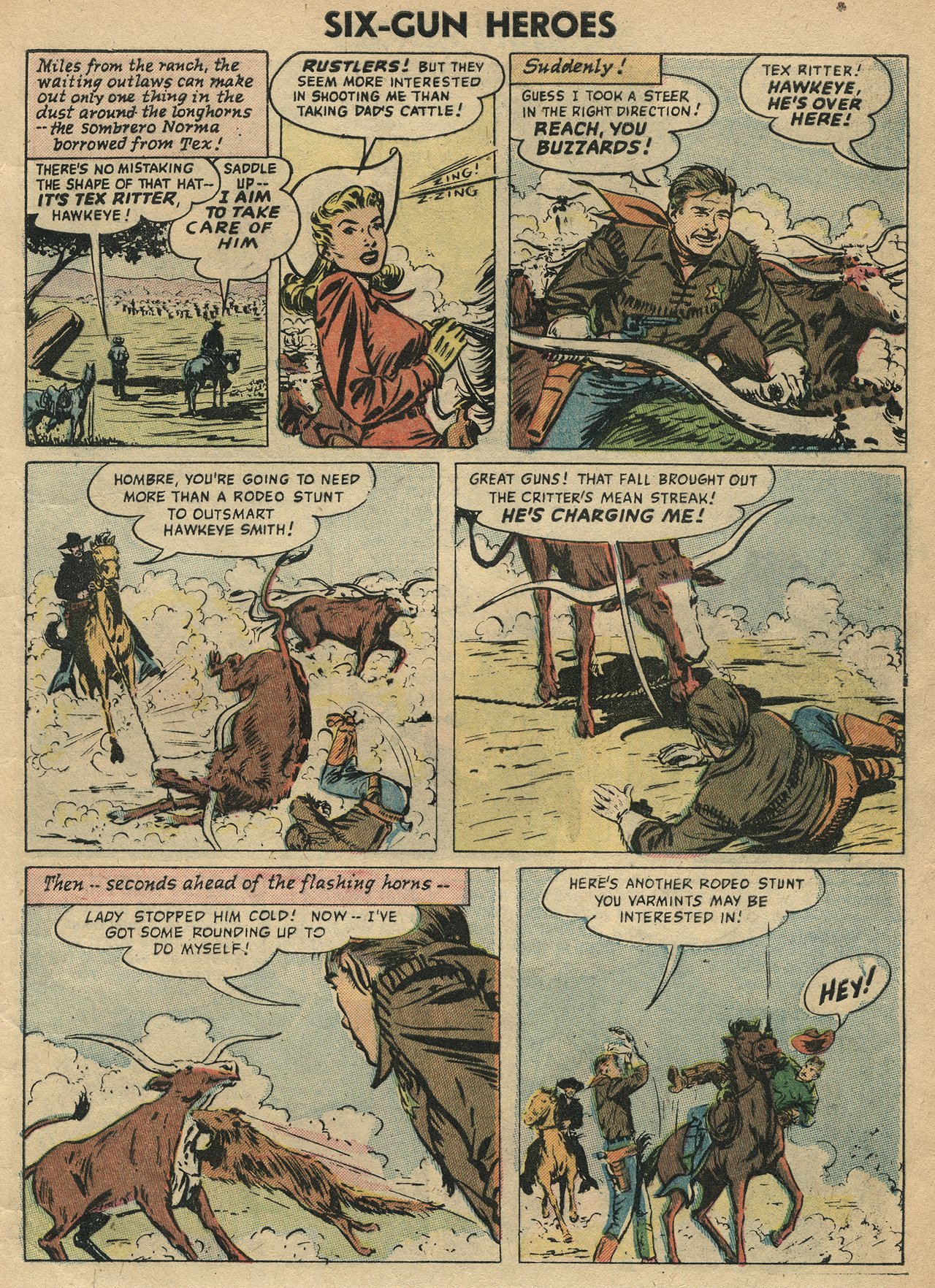 Read online Six-Gun Heroes comic -  Issue #35 - 9