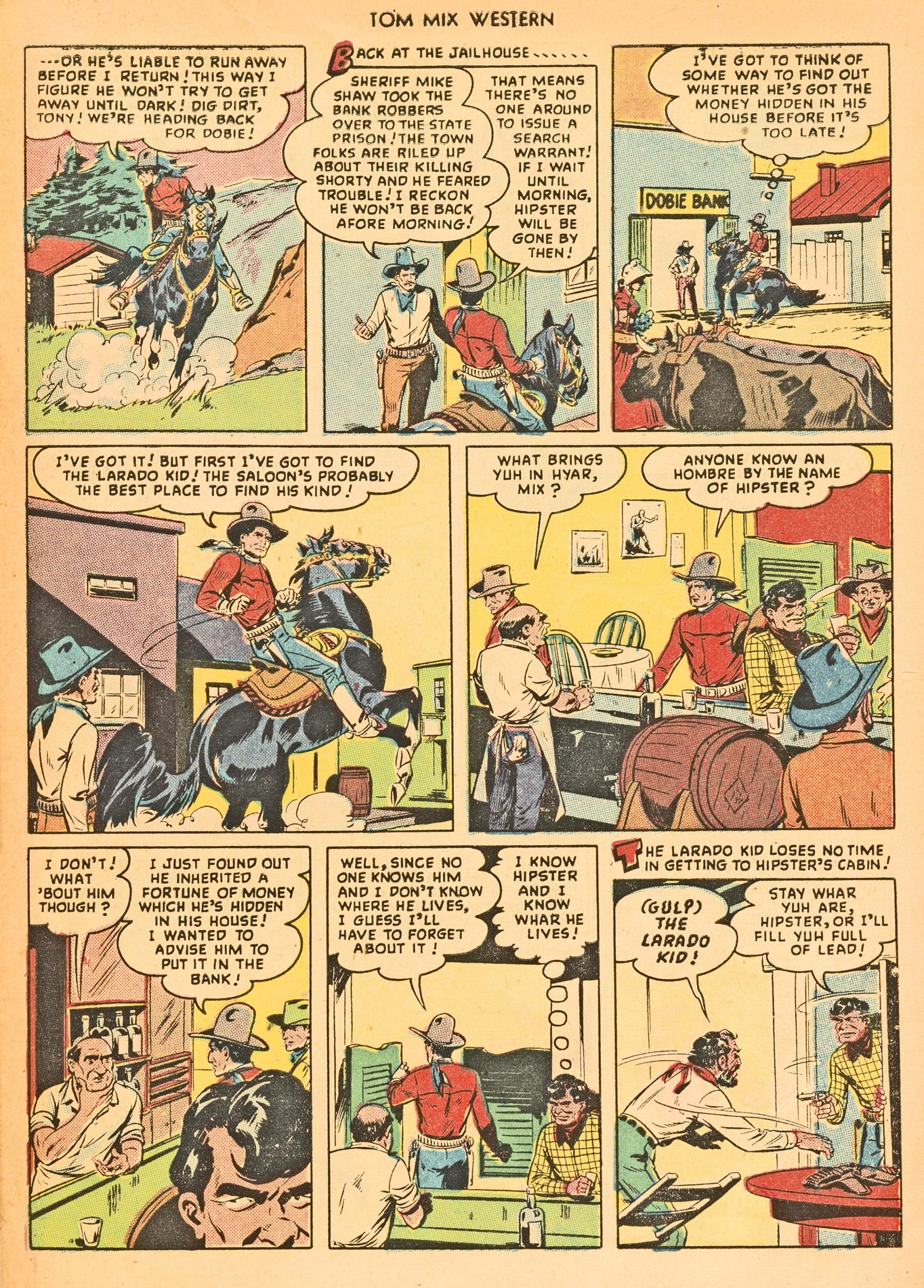 Read online Tom Mix Western (1948) comic -  Issue #22 - 31