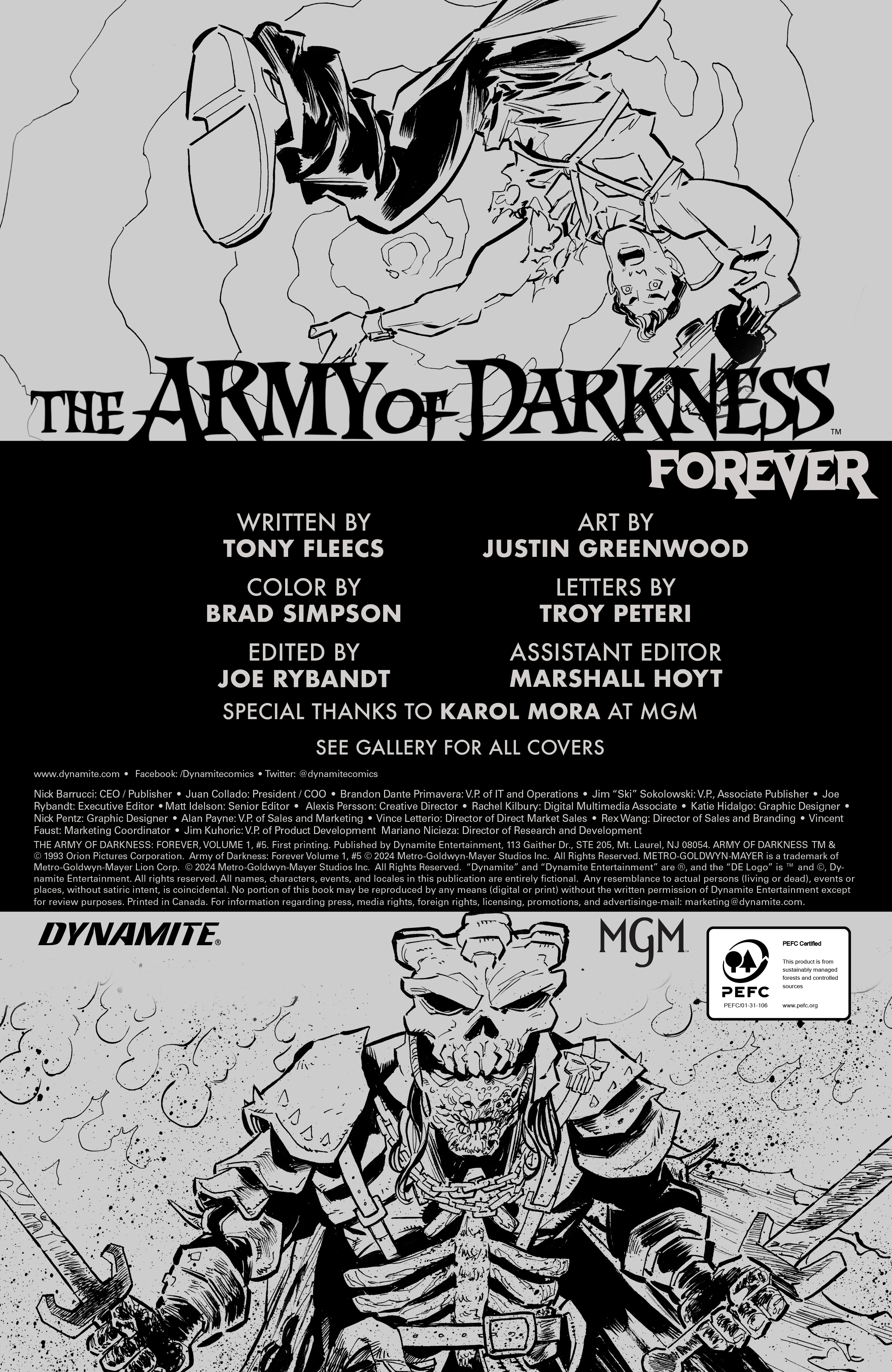 Read online Army of Darkness Forever comic -  Issue #5 - 5