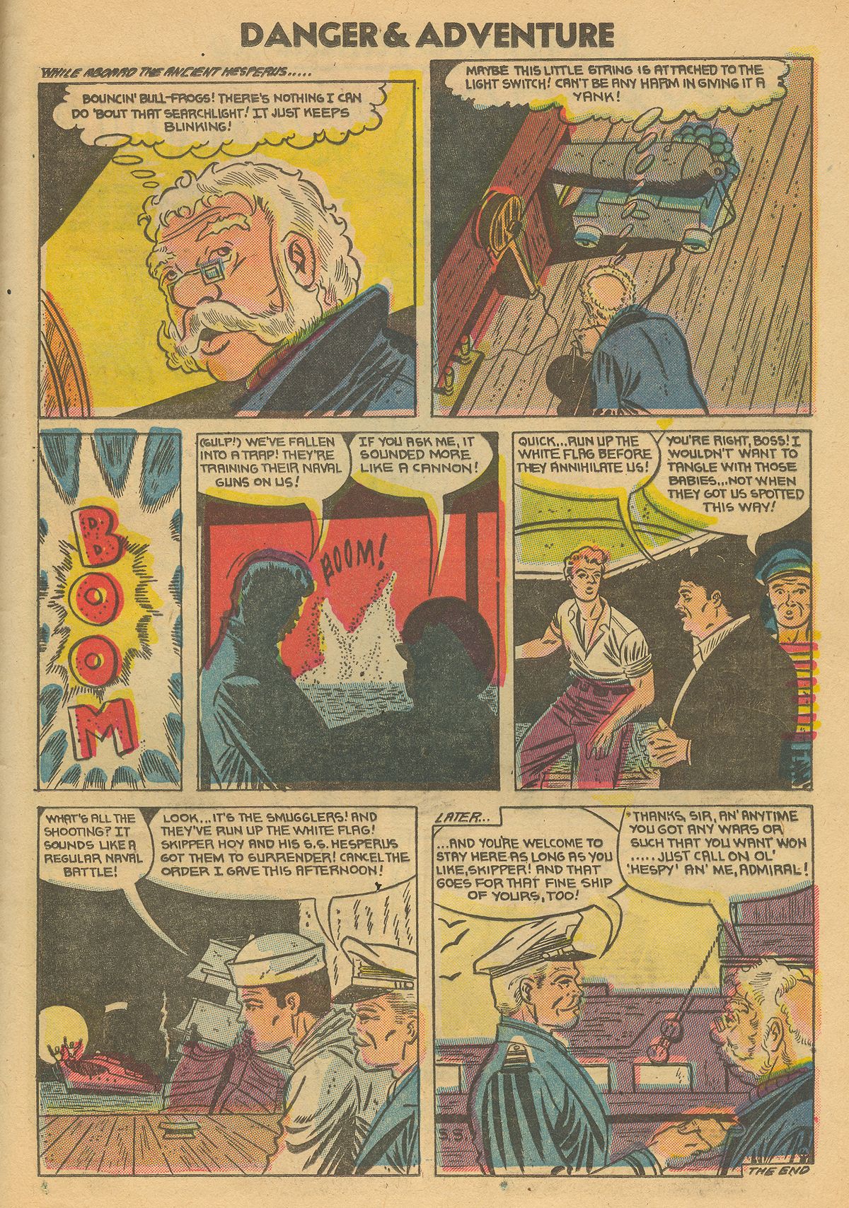 Read online Danger and Adventure comic -  Issue #23 - 25