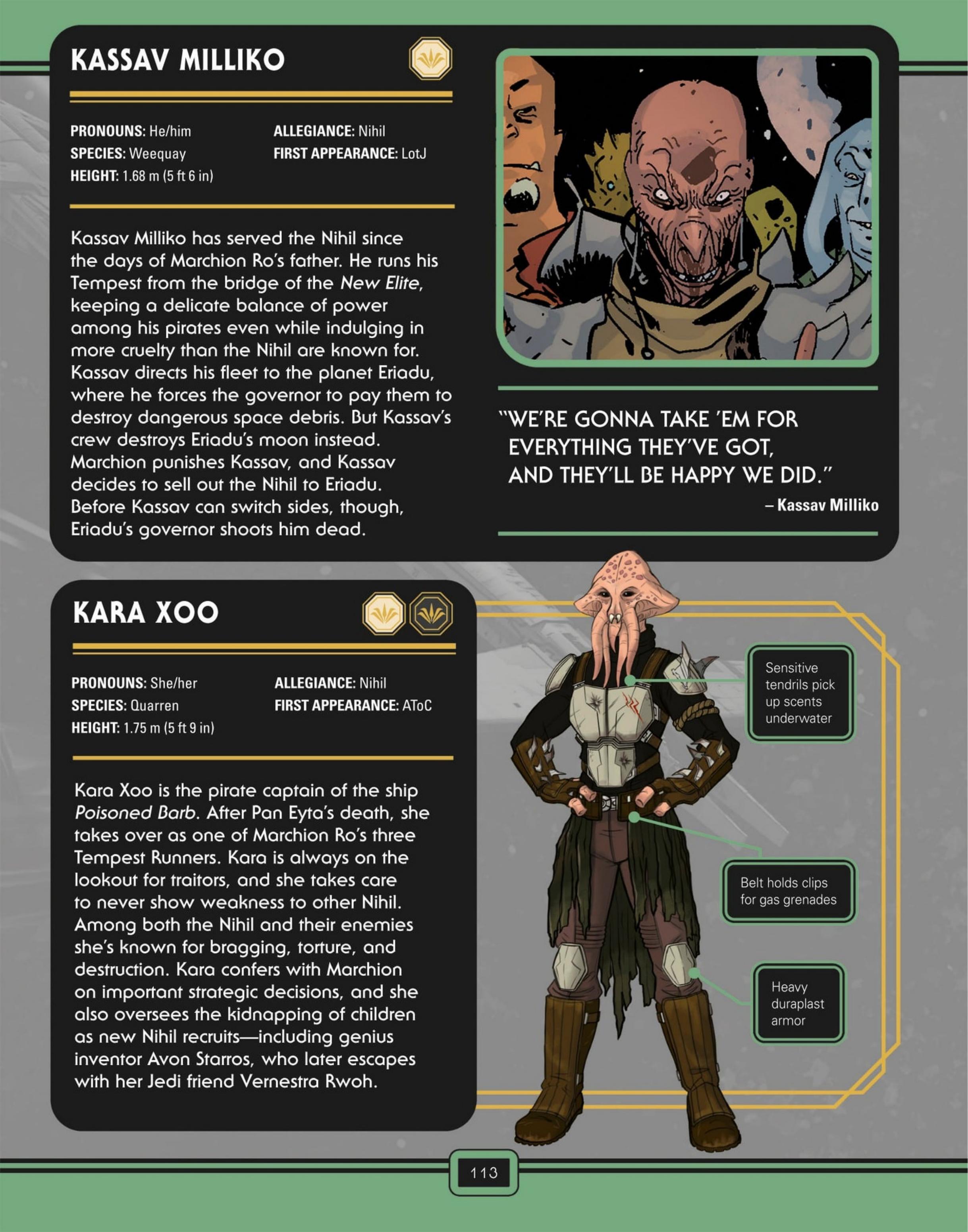 Read online Star Wars: The High Republic Character Encyclopedia comic -  Issue # TPB (Part 2) - 16