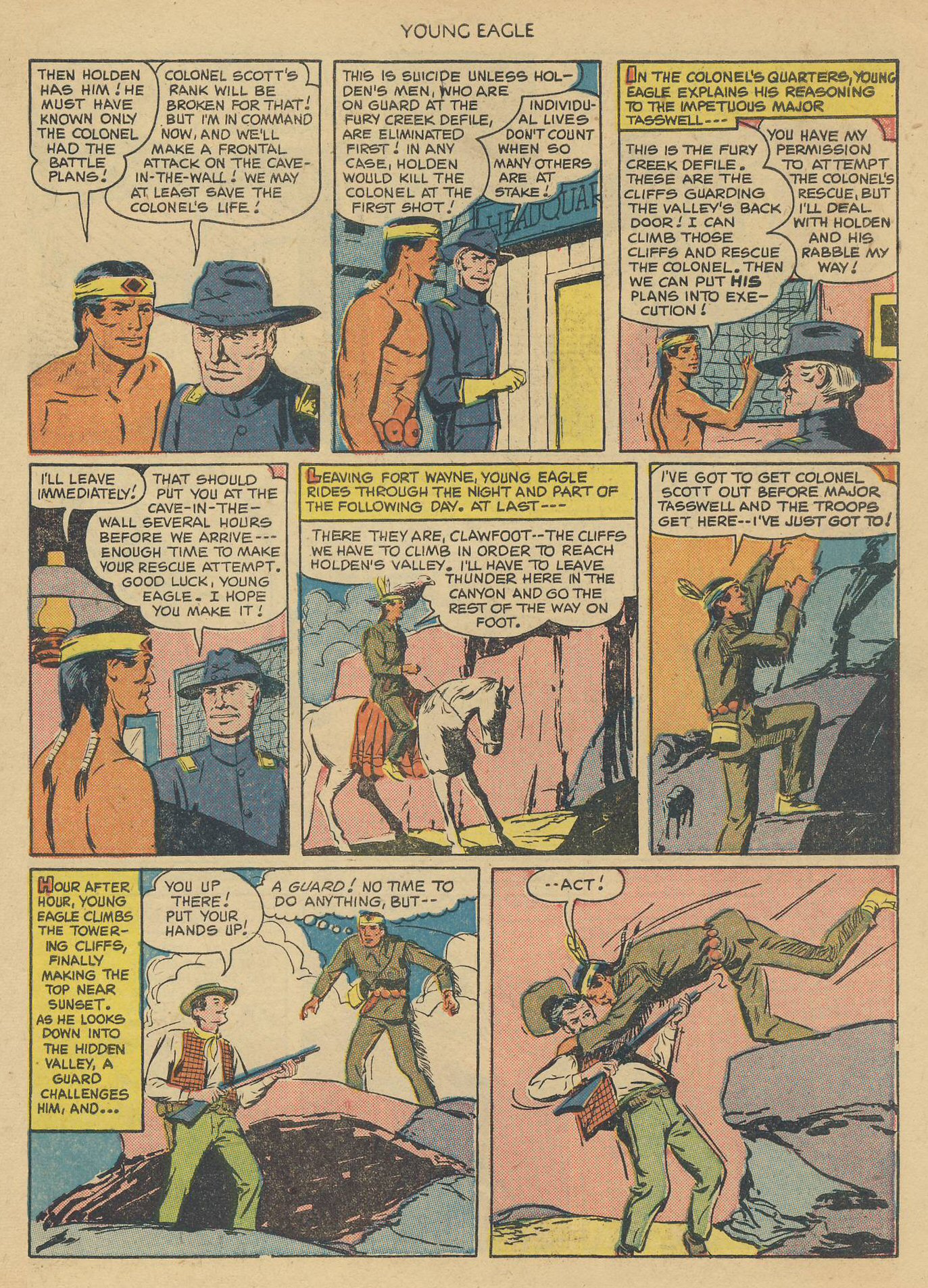 Read online Young Eagle comic -  Issue #1 - 31