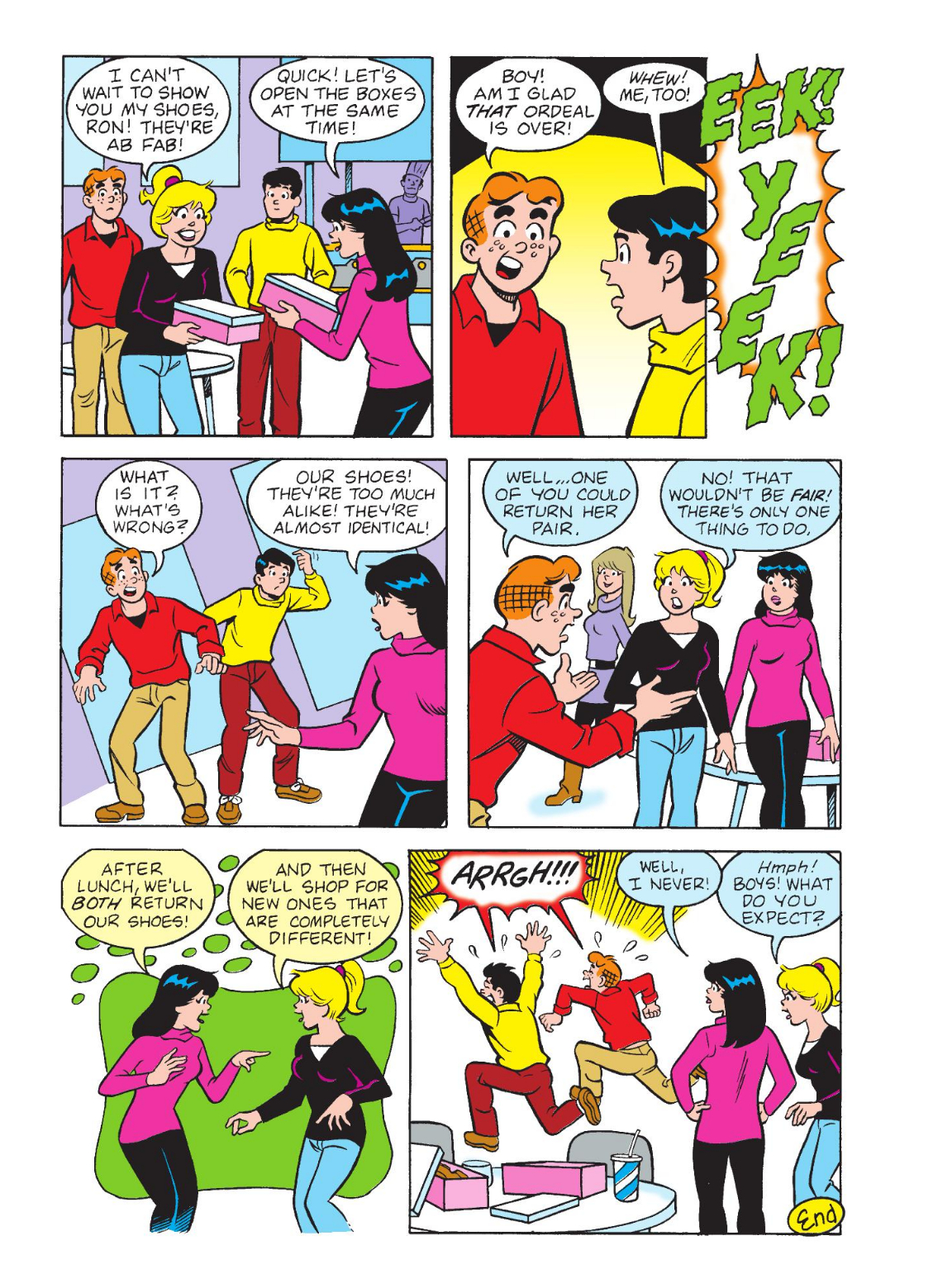 Read online World of Betty & Veronica Digest comic -  Issue #31 - 122