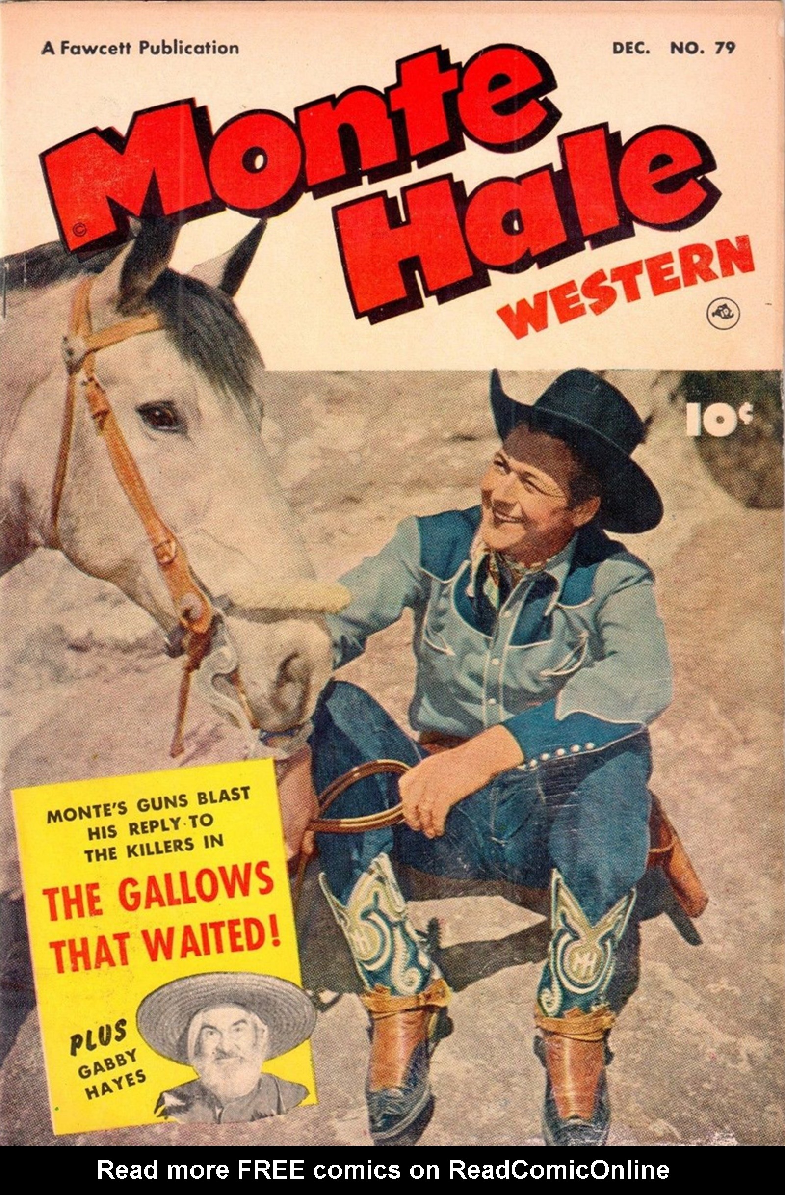 Read online Monte Hale Western comic -  Issue #79 - 1