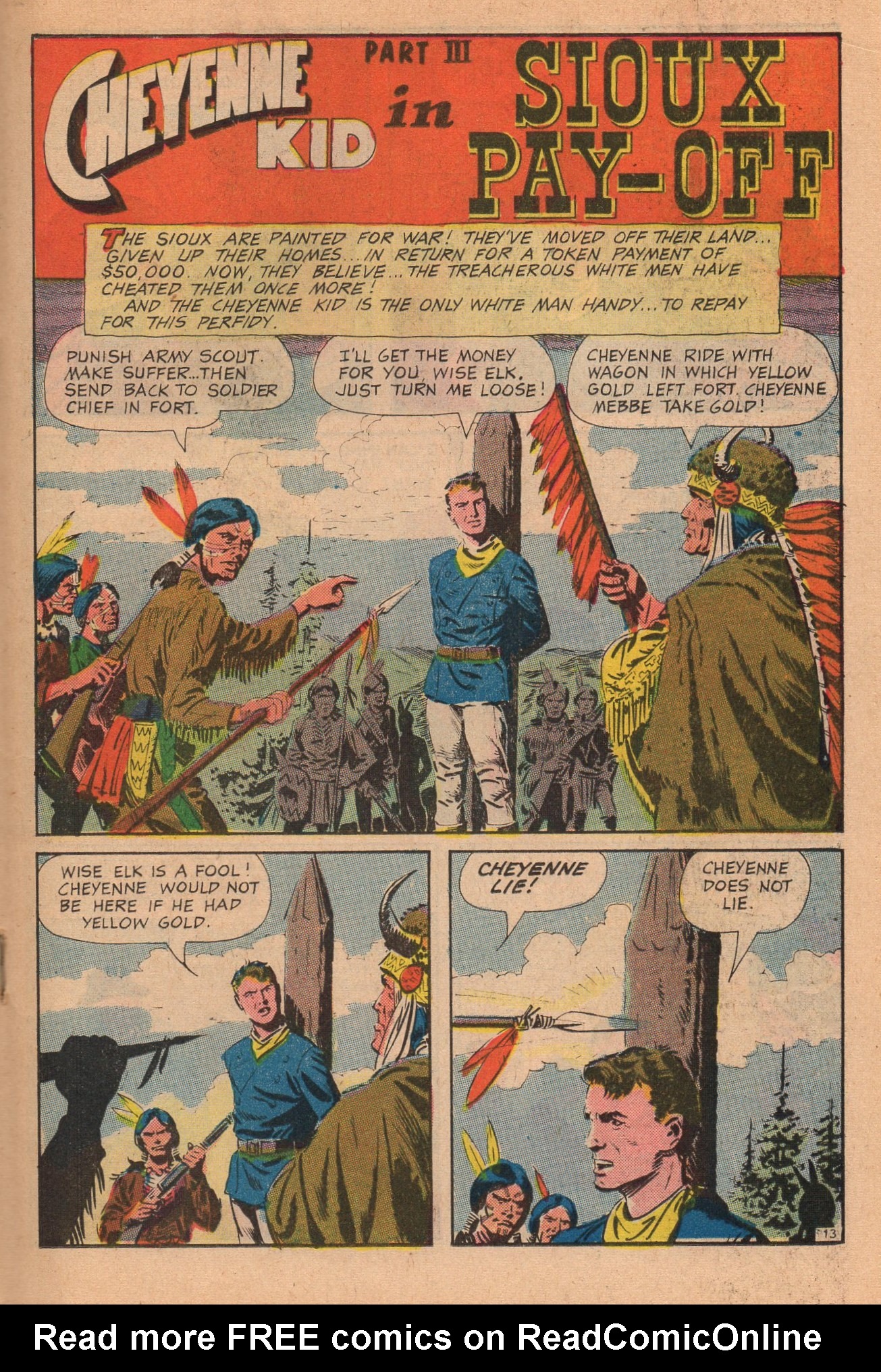 Read online Cheyenne Kid comic -  Issue #62 - 19