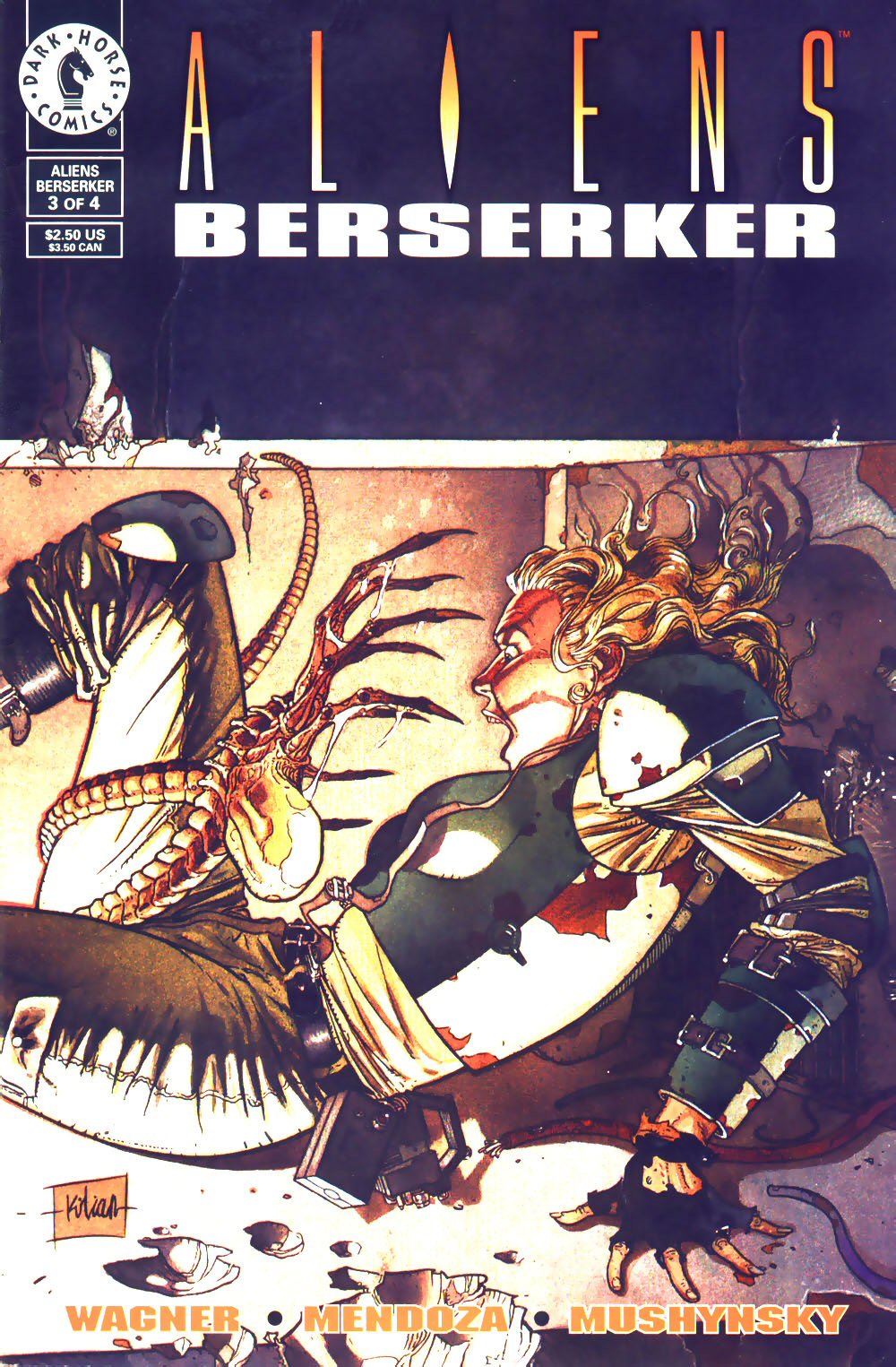 Read online Aliens: Berserker comic -  Issue #3 - 1