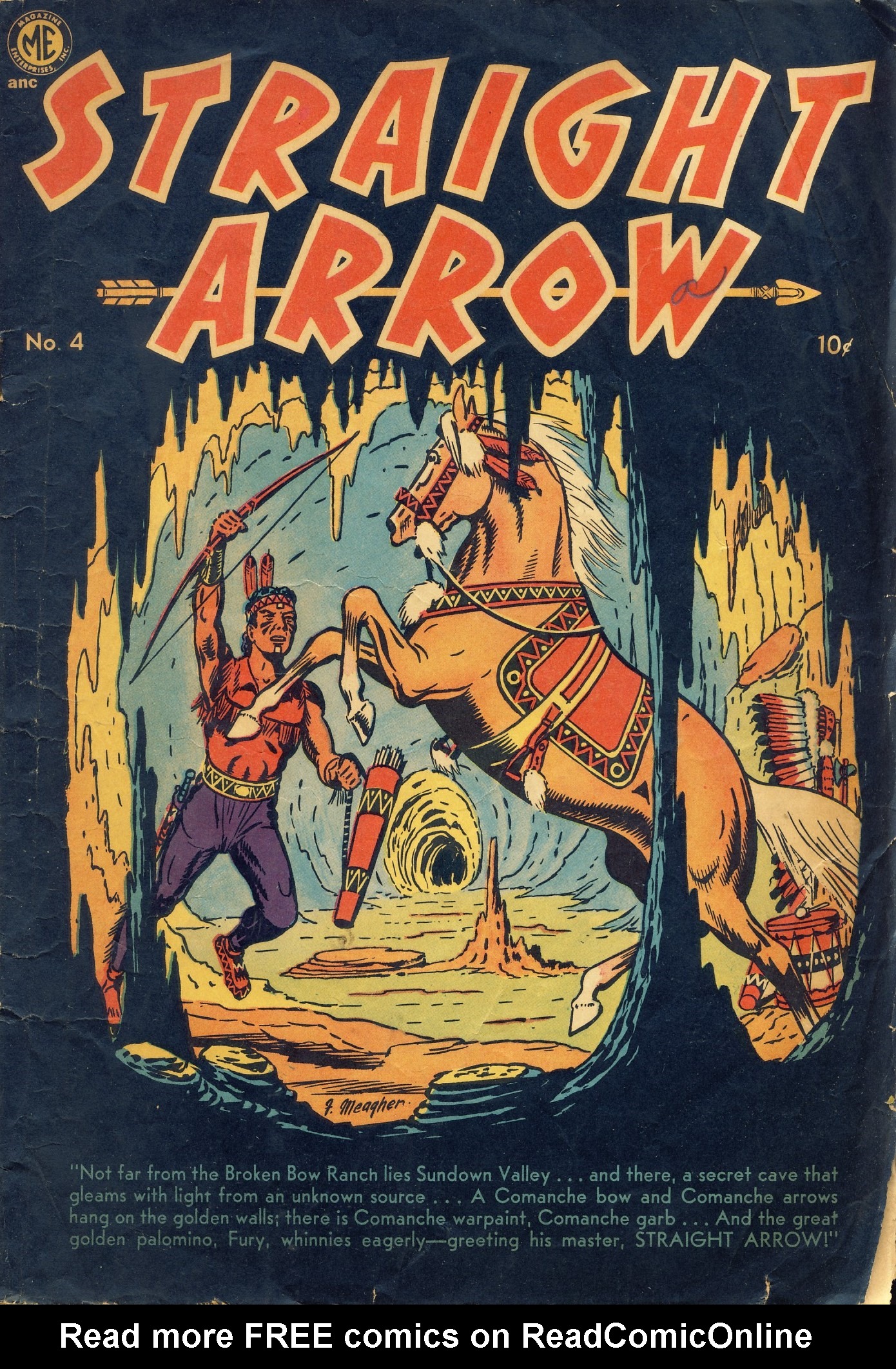 Read online Straight Arrow comic -  Issue #4 - 1