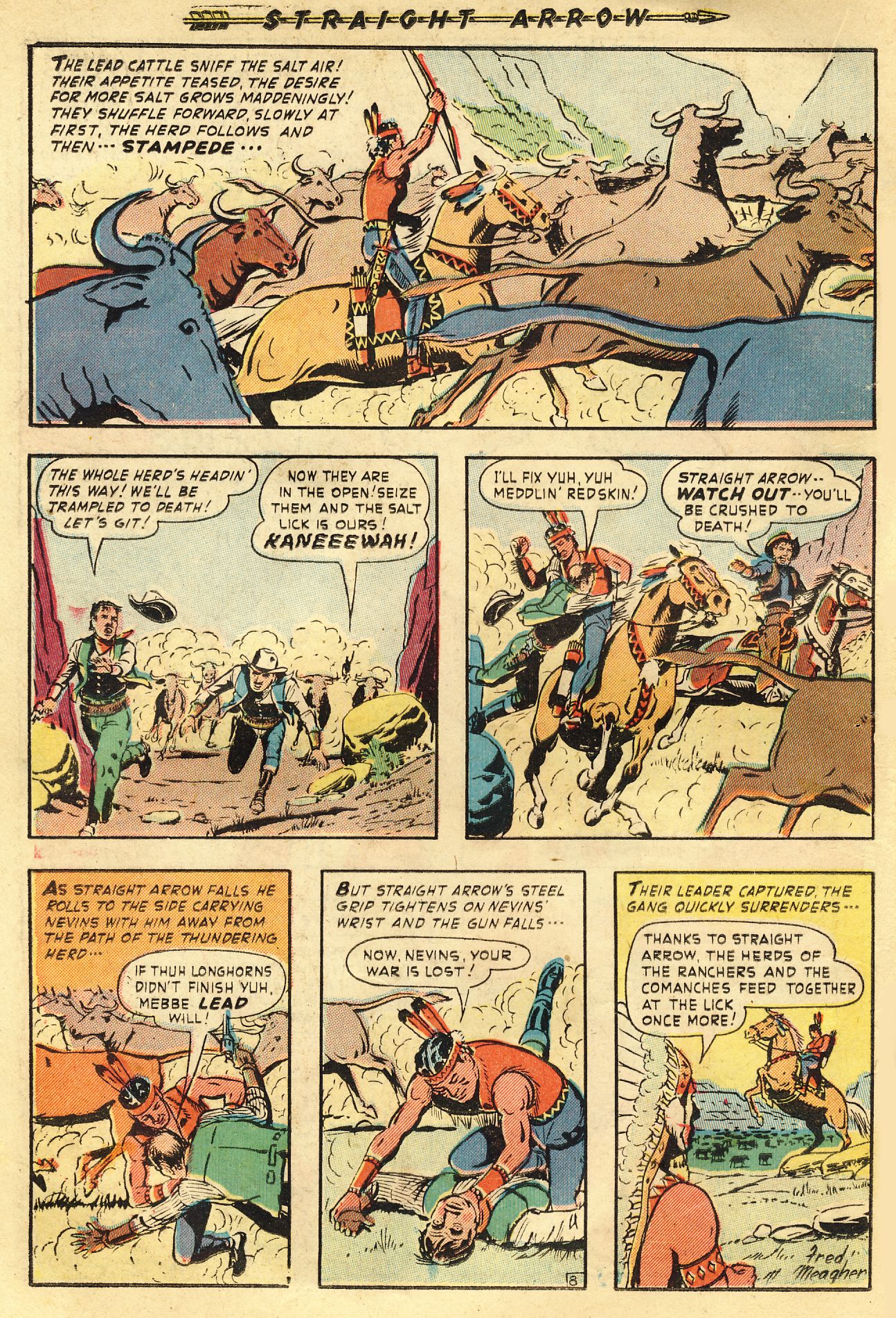 Read online Straight Arrow comic -  Issue #11 - 18