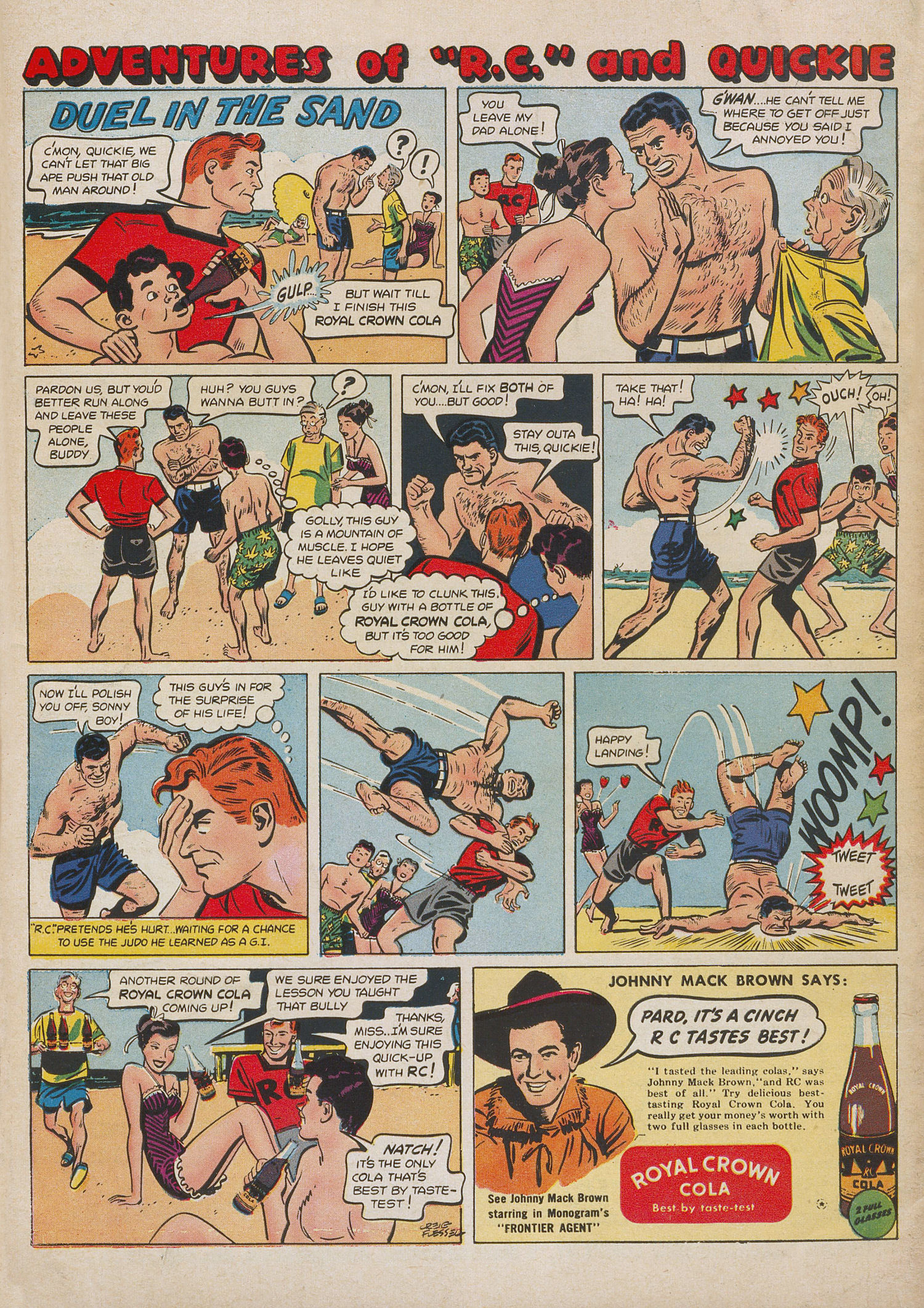 Read online Tom Mix Western (1948) comic -  Issue #9 - 52