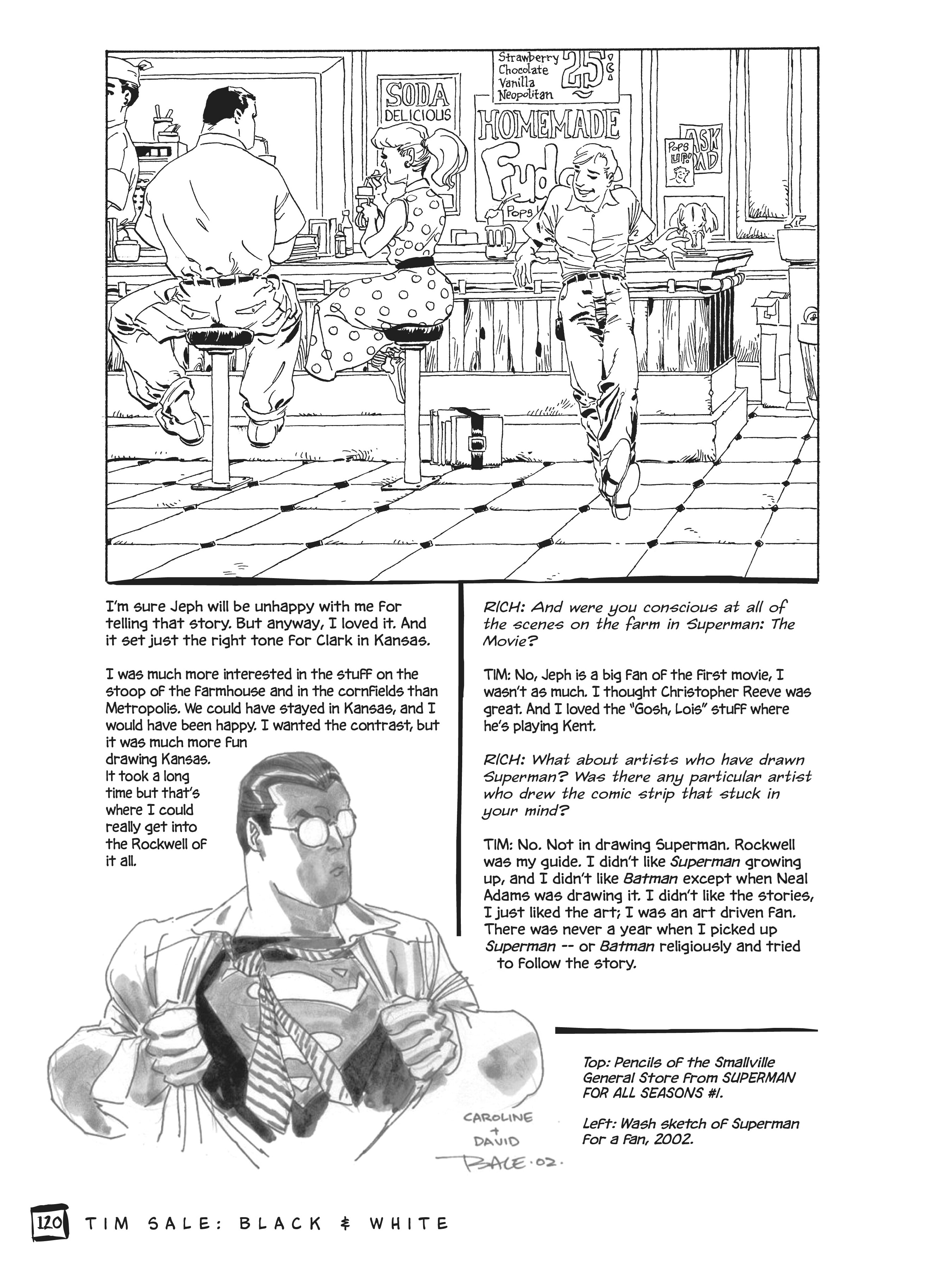 Read online Drawing Heroes in the Backyard: Tim Sale Black and White, Revised and Expanded comic -  Issue # TPB (Part 2) - 9