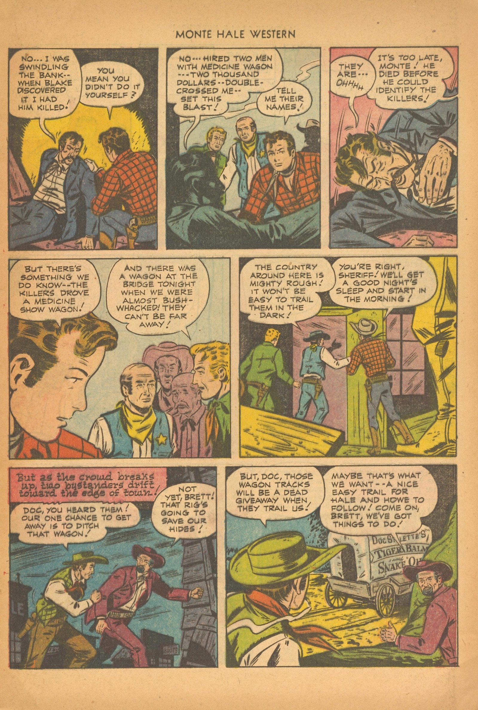 Read online Monte Hale Western comic -  Issue #76 - 17