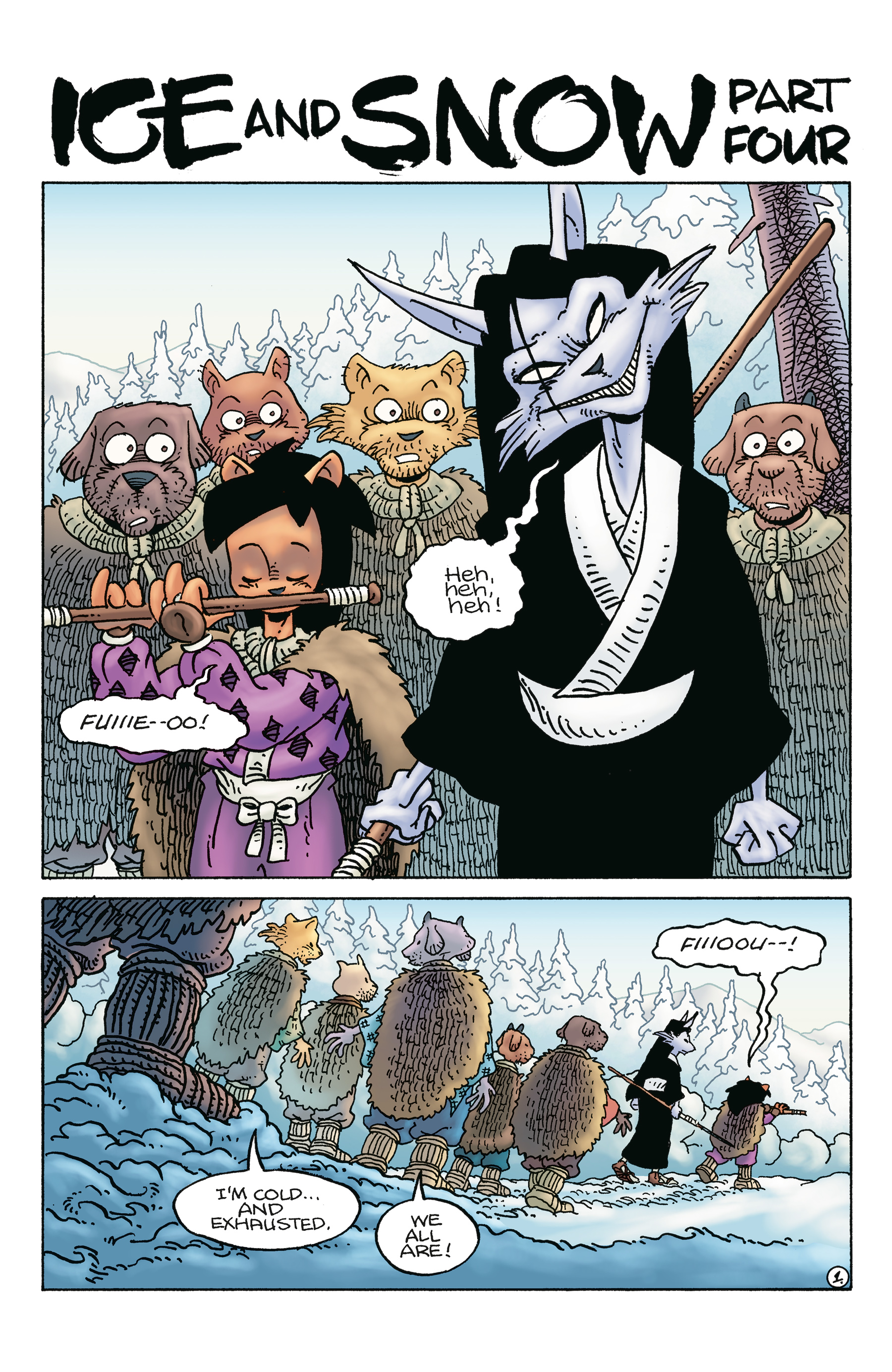 Read online Usagi Yojimbo: Ice and Snow comic -  Issue #4 - 3