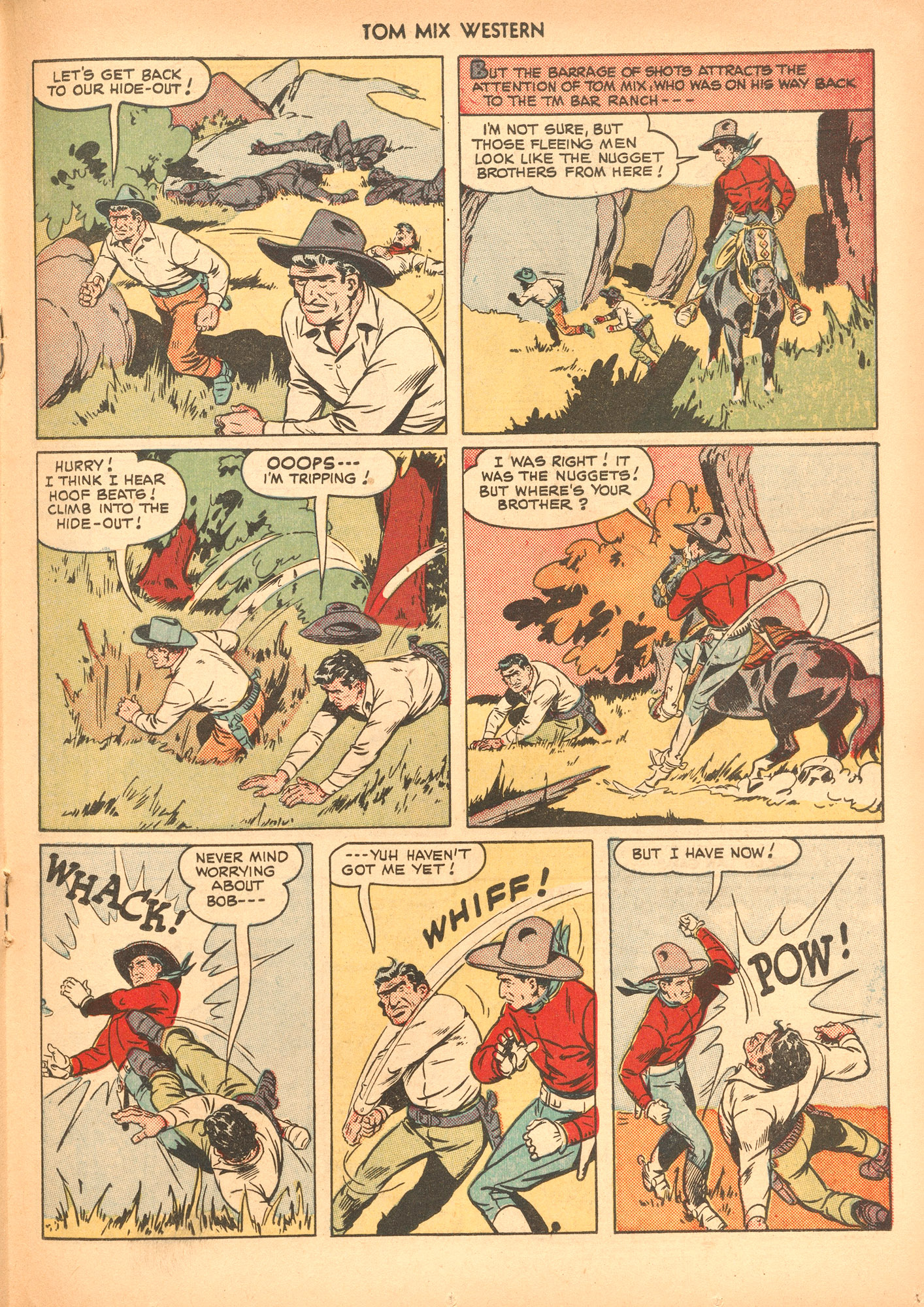 Read online Tom Mix Western (1948) comic -  Issue #36 - 27