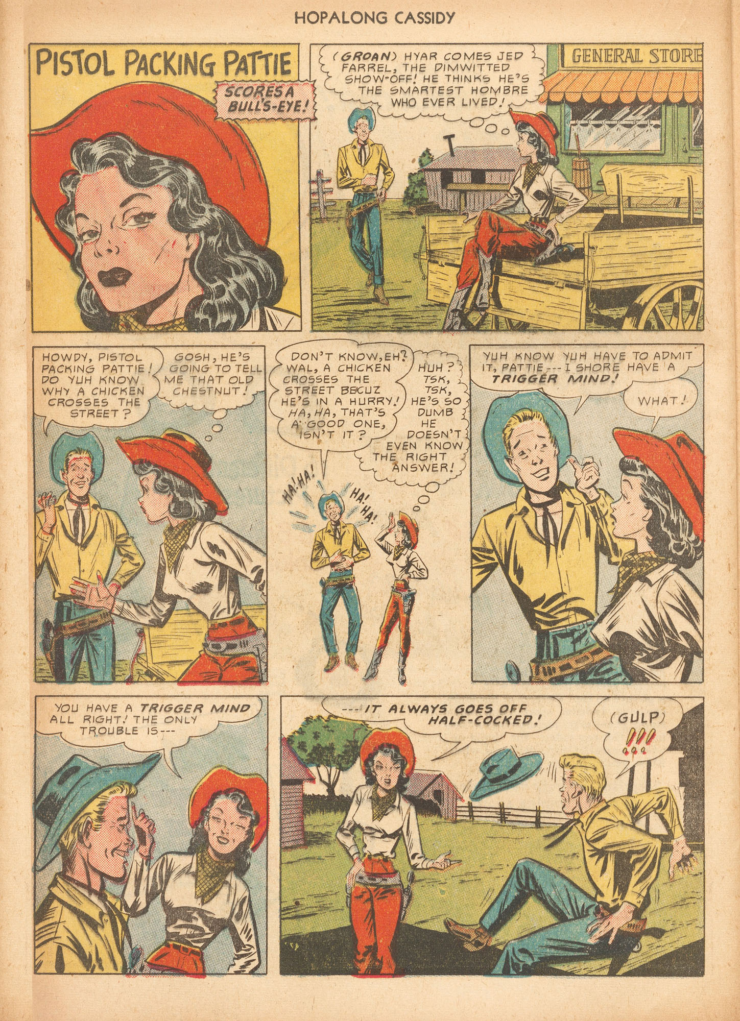Read online Hopalong Cassidy comic -  Issue #56 - 36