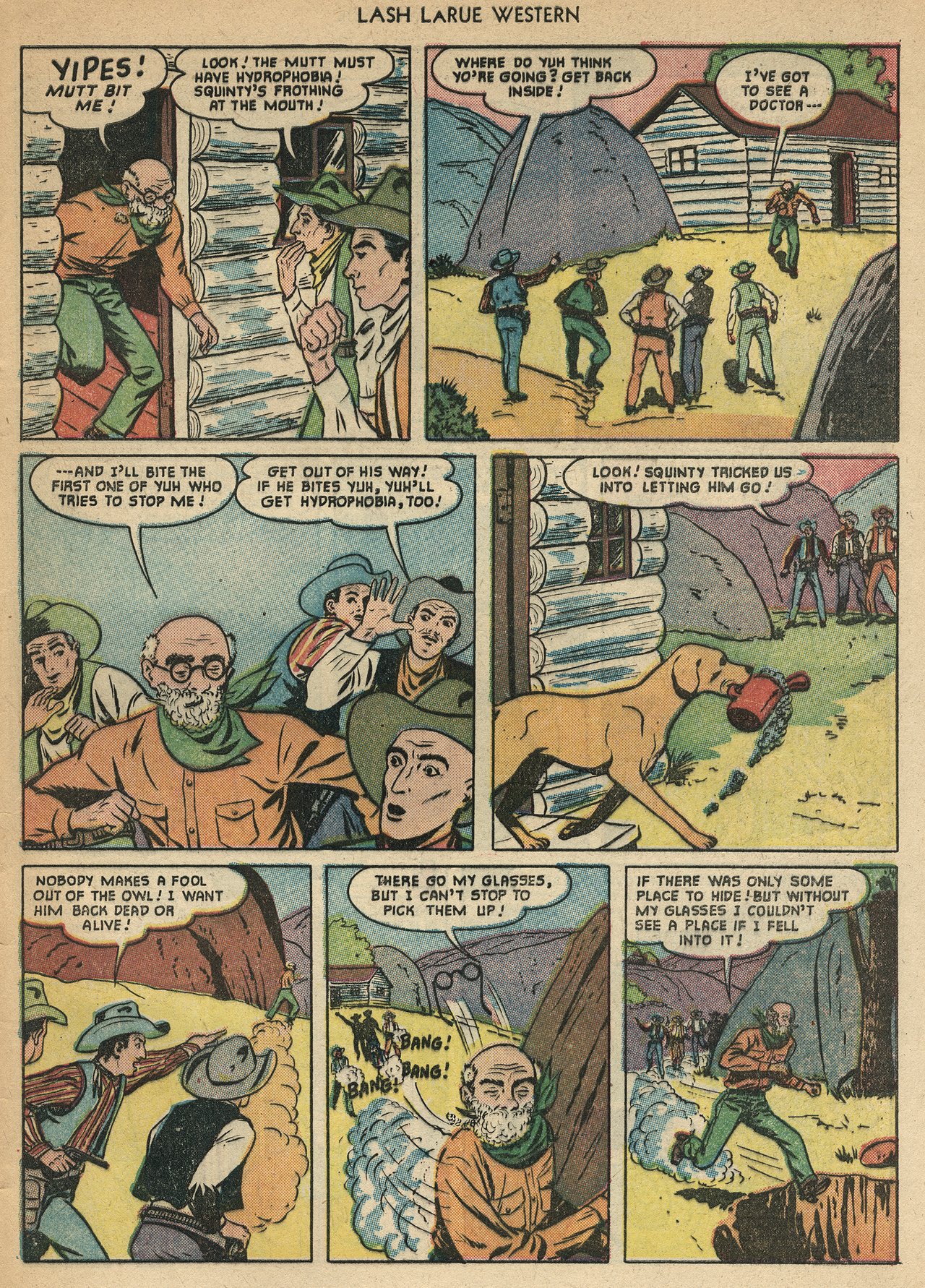 Read online Lash Larue Western (1949) comic -  Issue #22 - 33