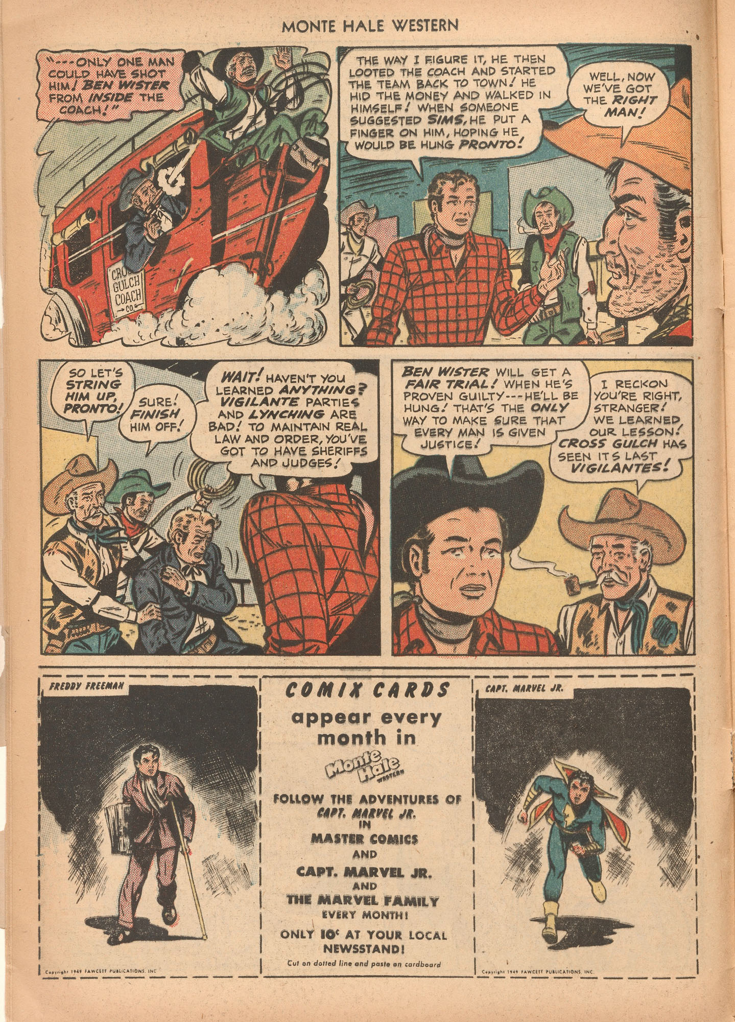 Read online Monte Hale Western comic -  Issue #43 - 12