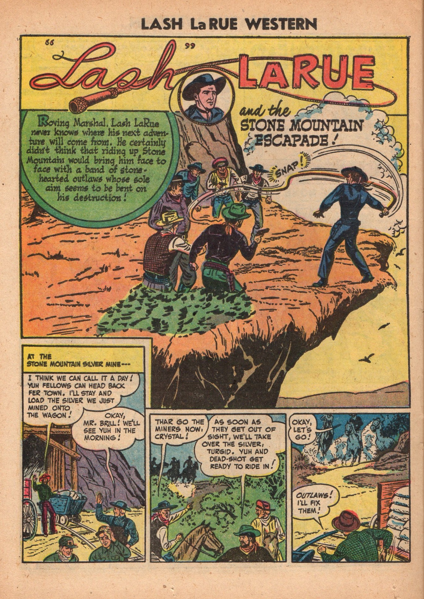 Read online Lash Larue Western (1949) comic -  Issue #49 - 24